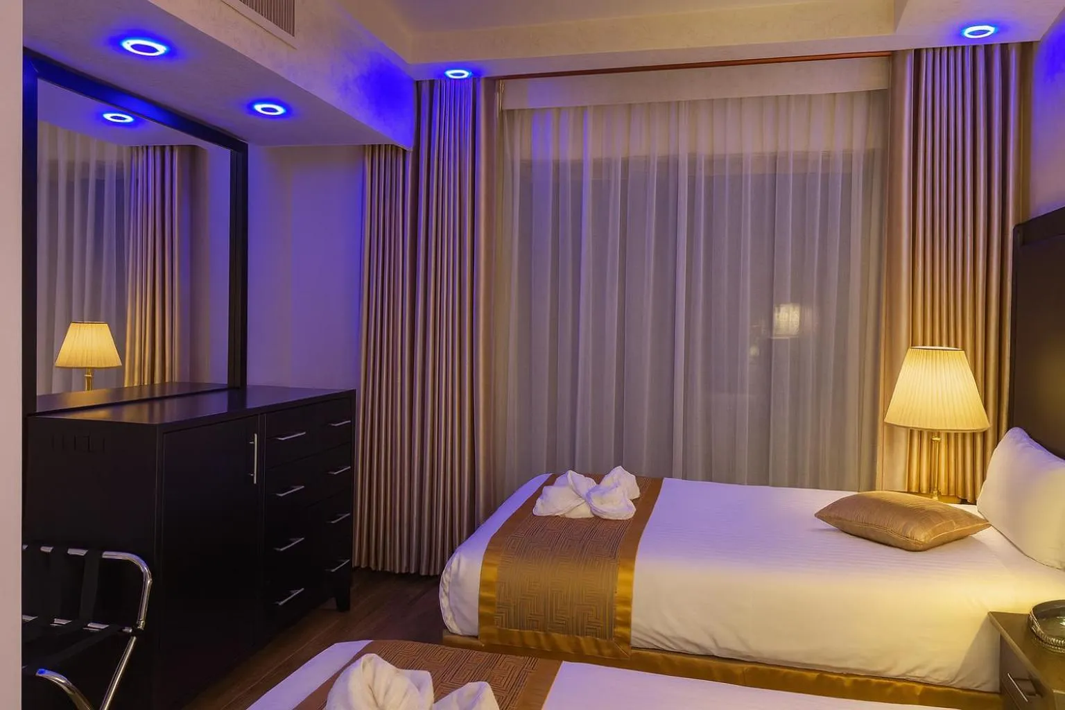 Photo of the whole room, Bed in Aljamal Hotel