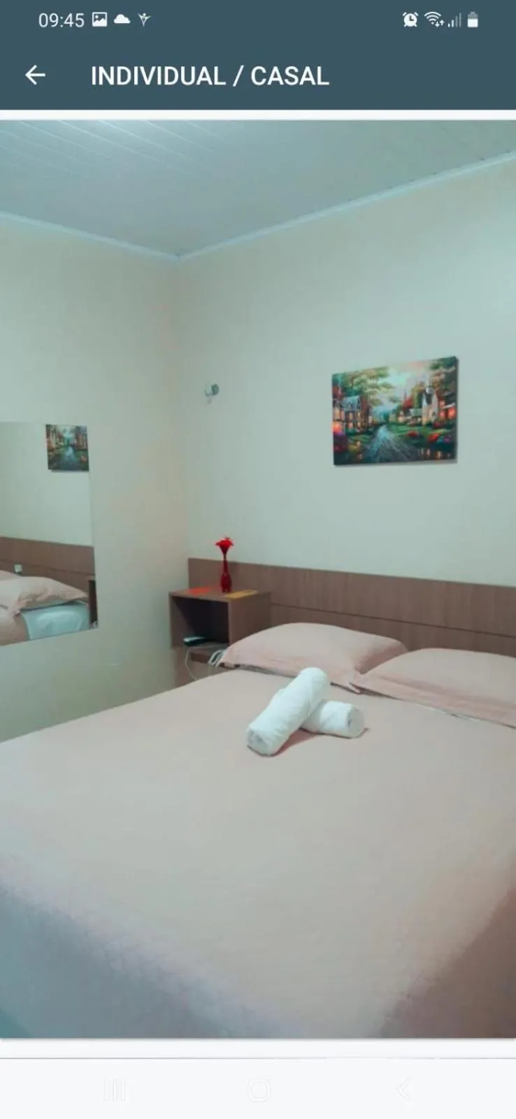 Bed in Hotel Caroline