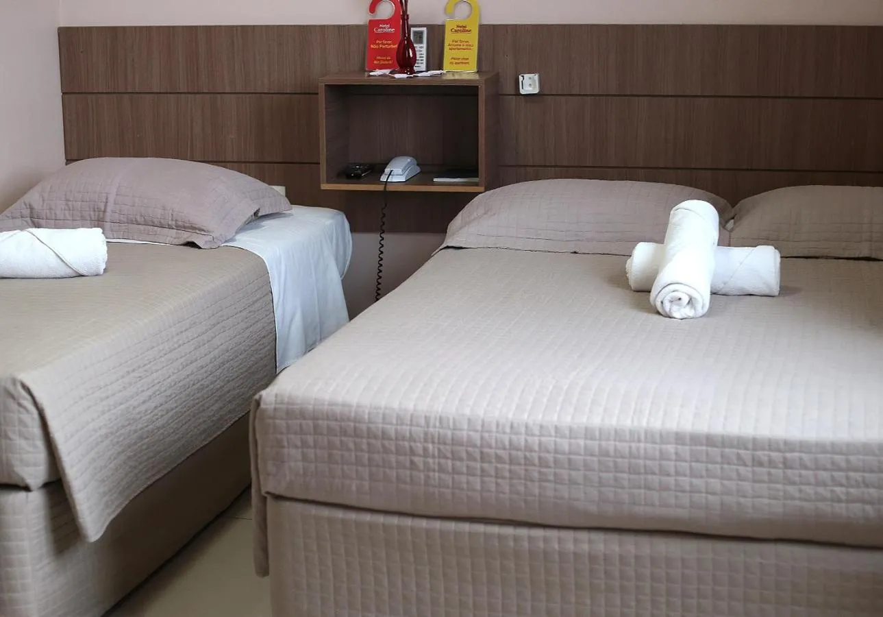 Bed in Hotel Caroline