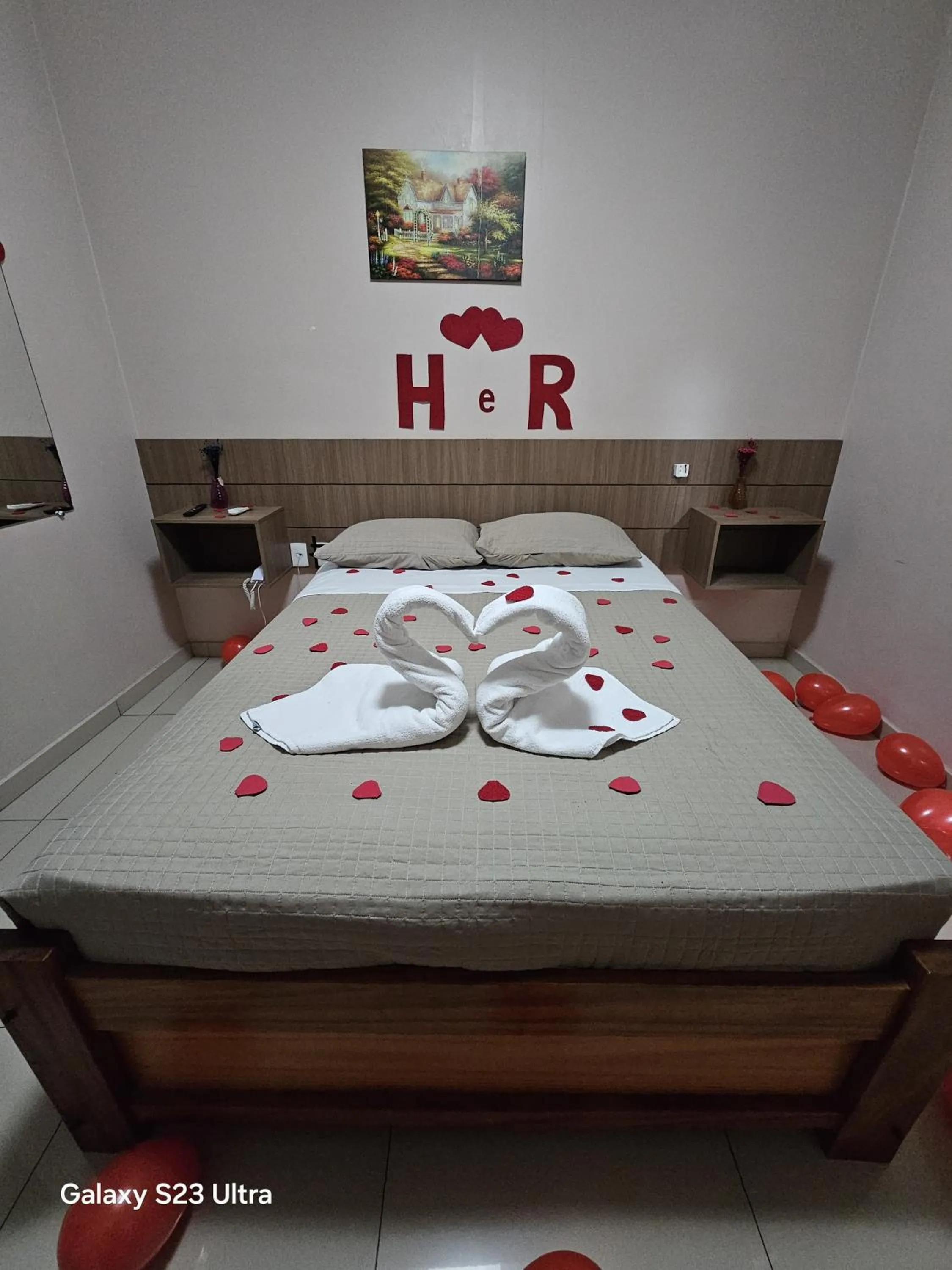 Bed in Hotel Caroline