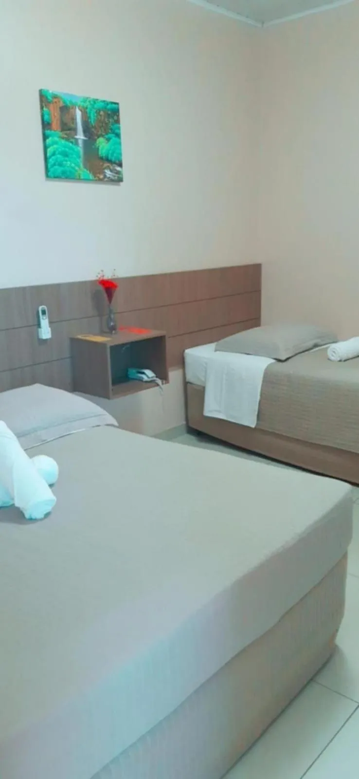 Bed in Hotel Caroline