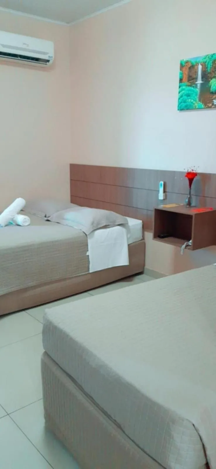 Bed in Hotel Caroline