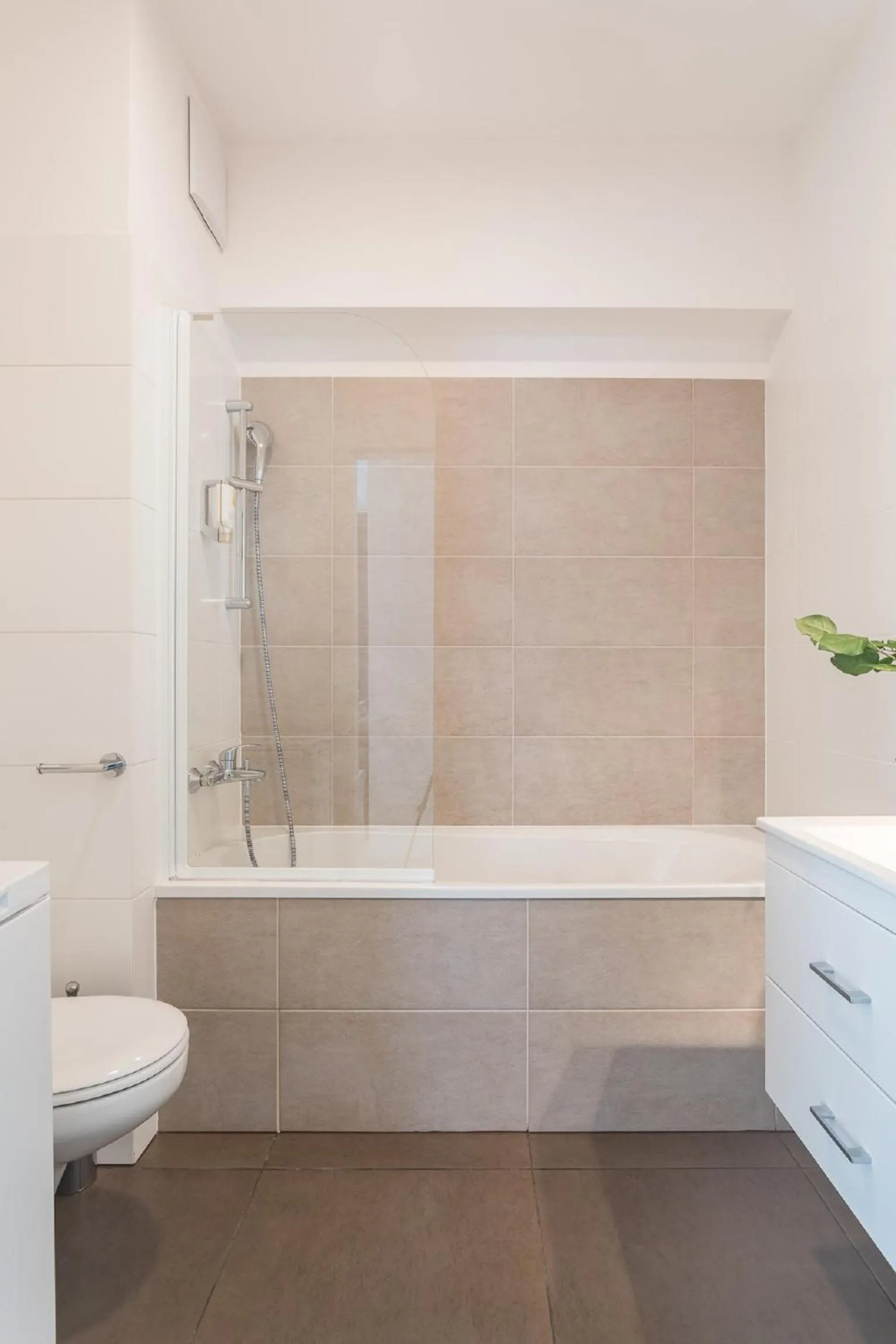 Shower in Apartment Dąbrowskiego by The Railway Station Wroclaw