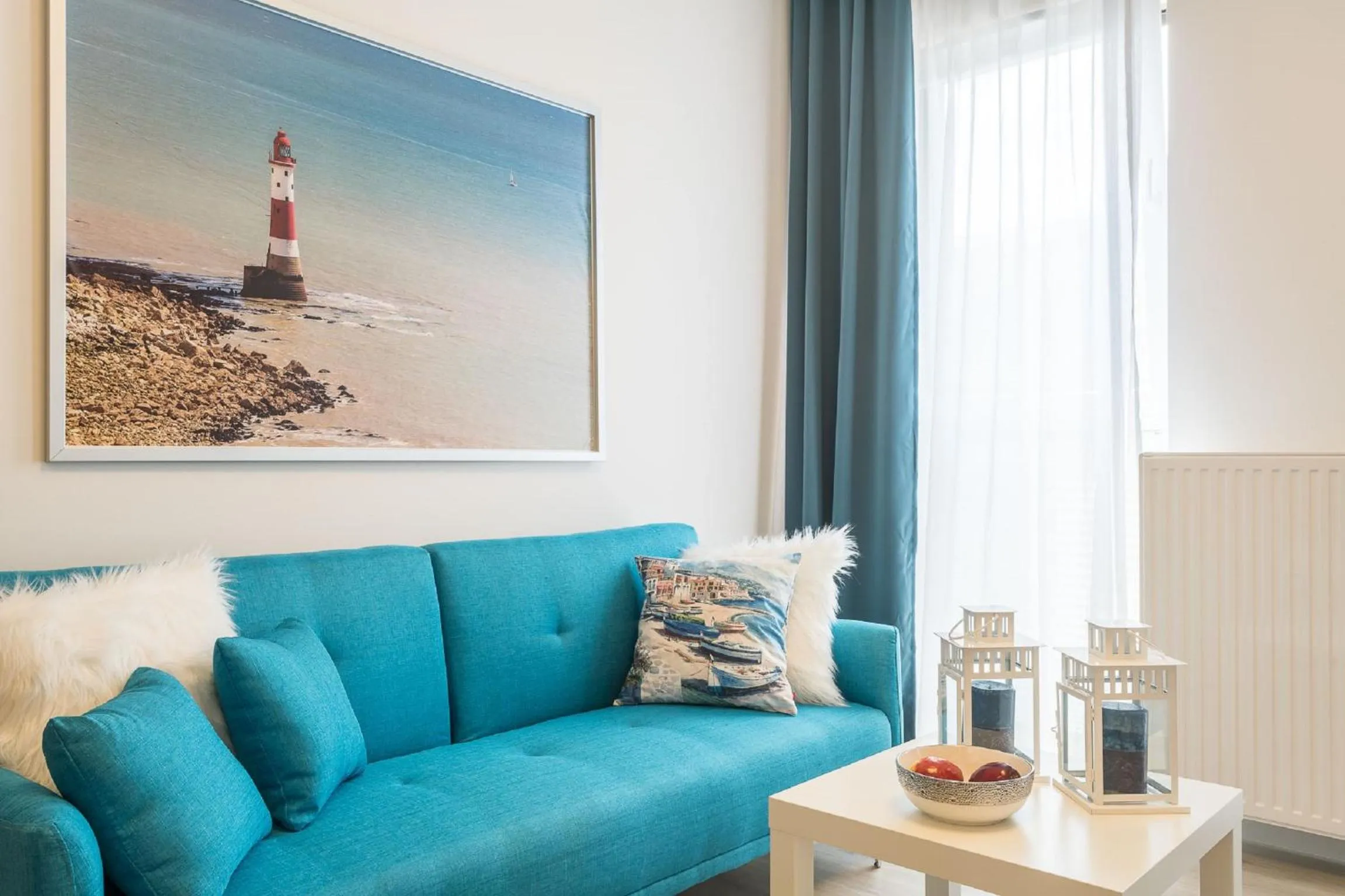 Bed in Apartment Dąbrowskiego by The Railway Station Wroclaw