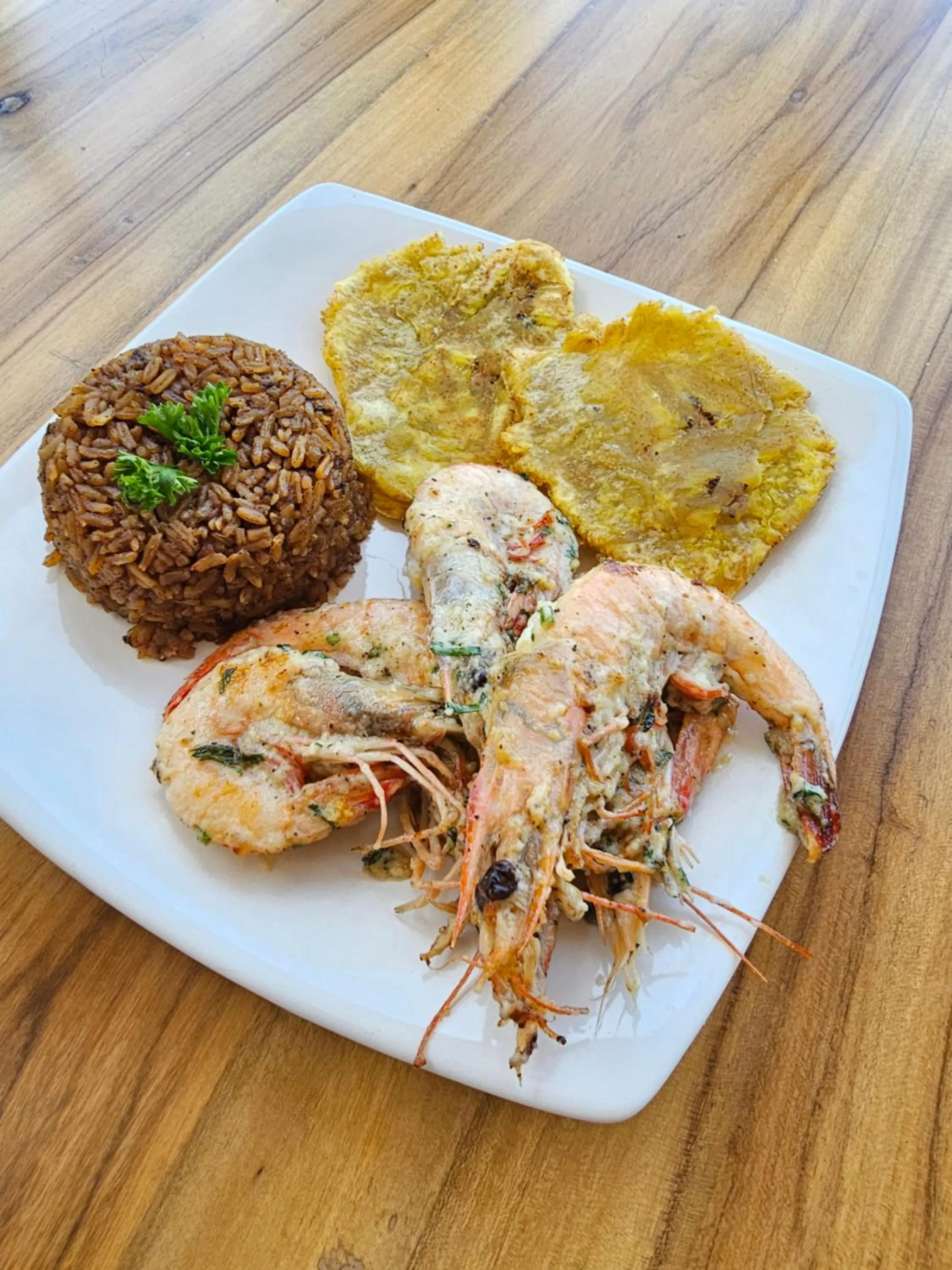 Food close-up in Makao Beach Hotel