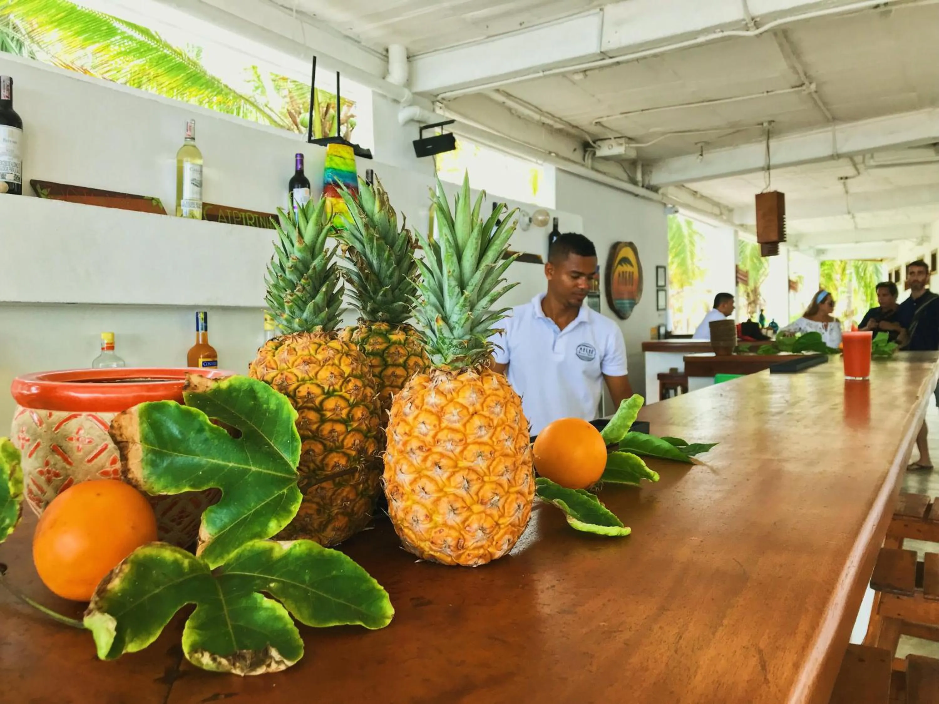 Staff in Makao Beach Hotel