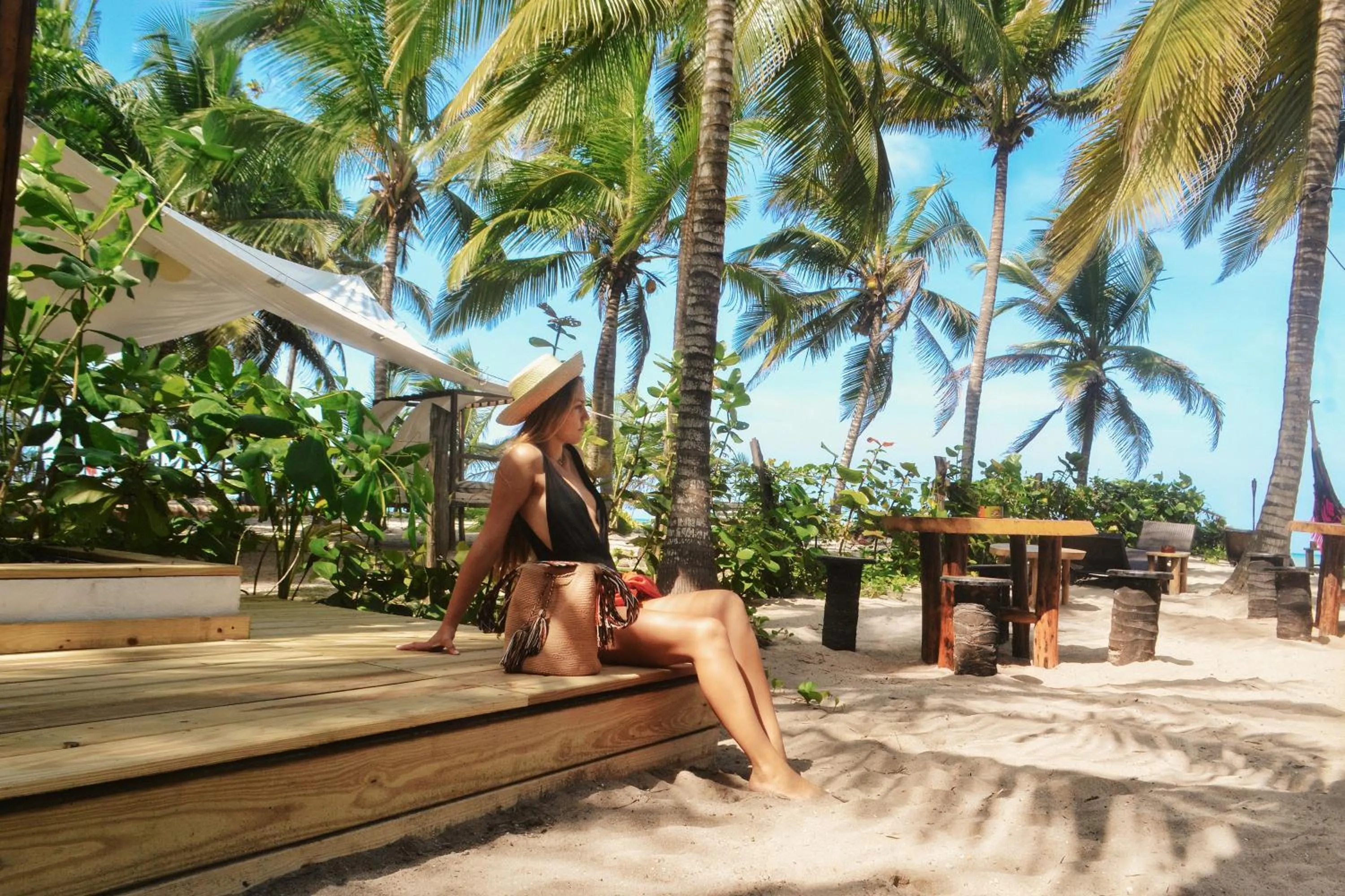 Patio in Makao Beach Hotel