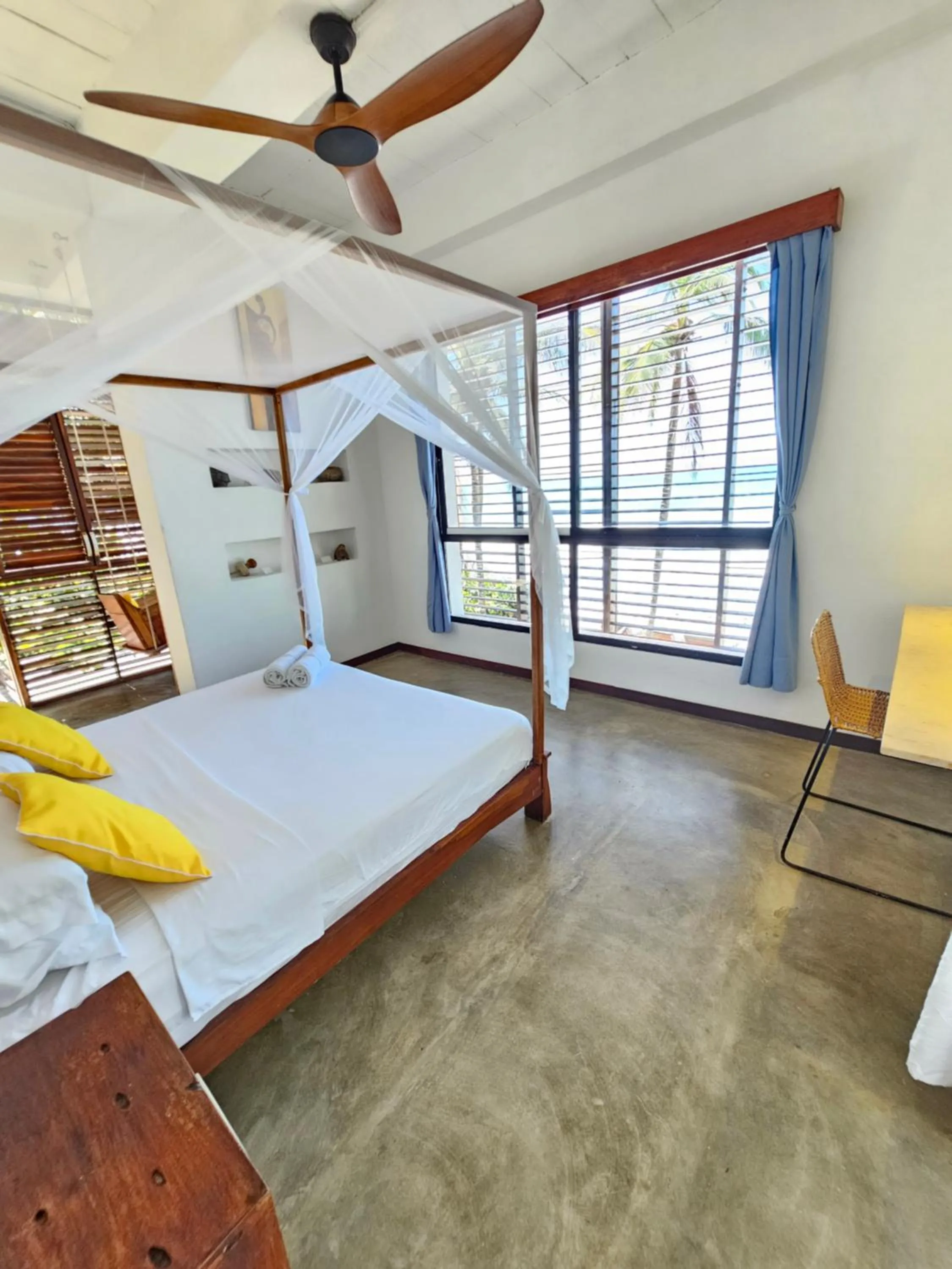 Bed in Makao Beach Hotel