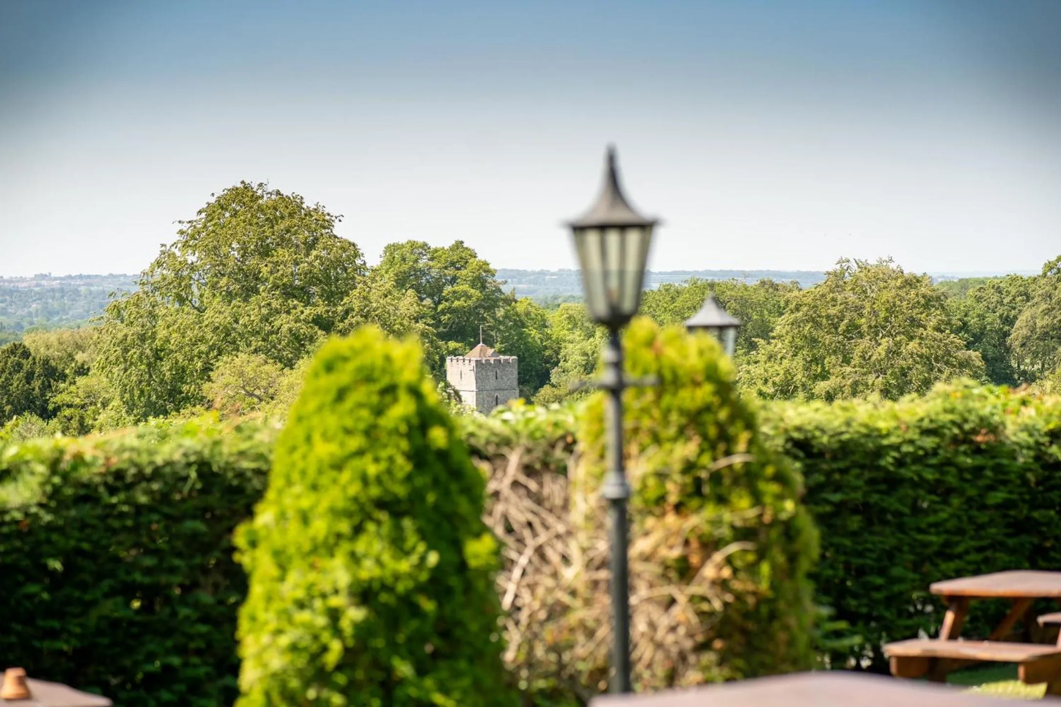 Garden view in The Black Horse Inn