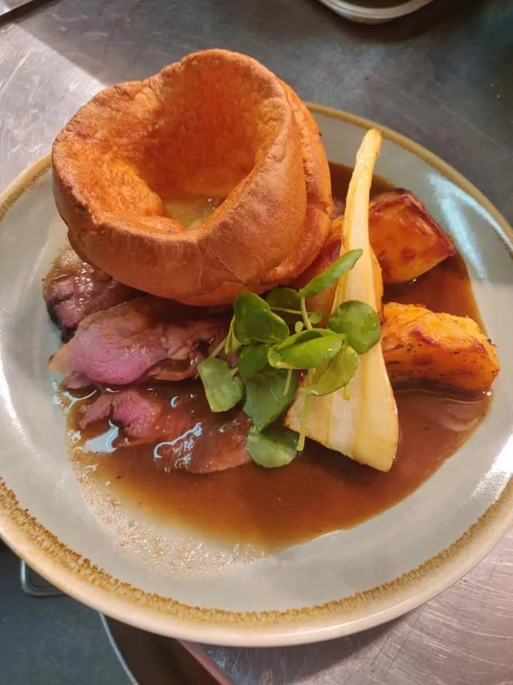 Dinner in The Black Horse Inn