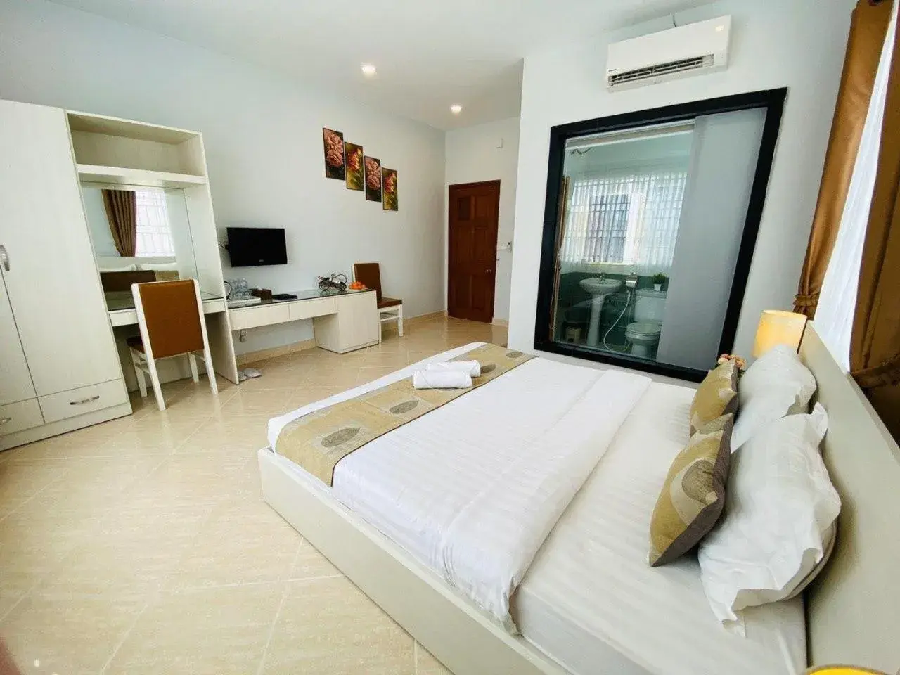 Bedroom, Bed in MekongView 1 CondoTel Bedroom, Bed in MekongView 1 CondoTel