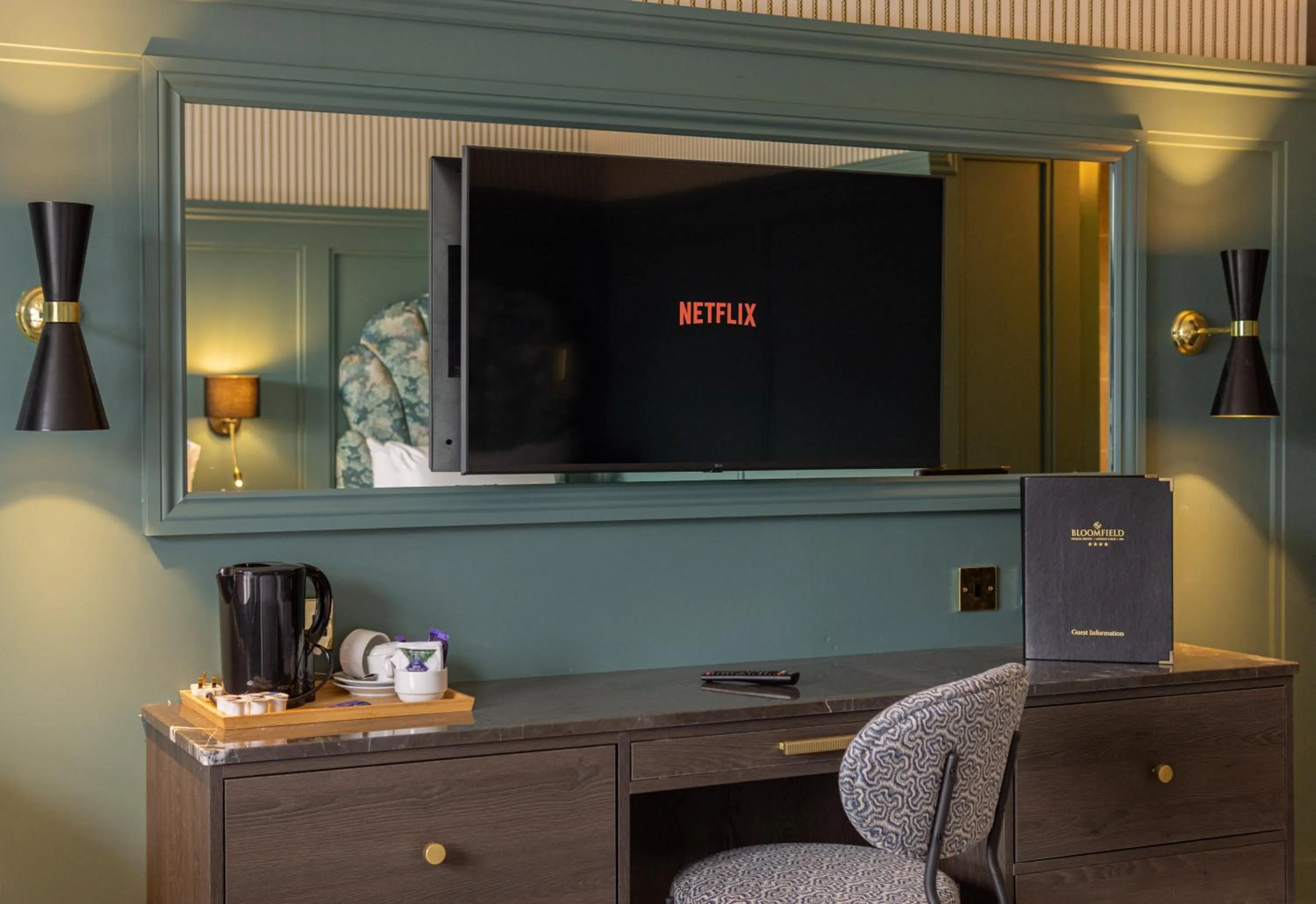 TV and multimedia in Bloomfield House Hotel, Leisure Club & Spa