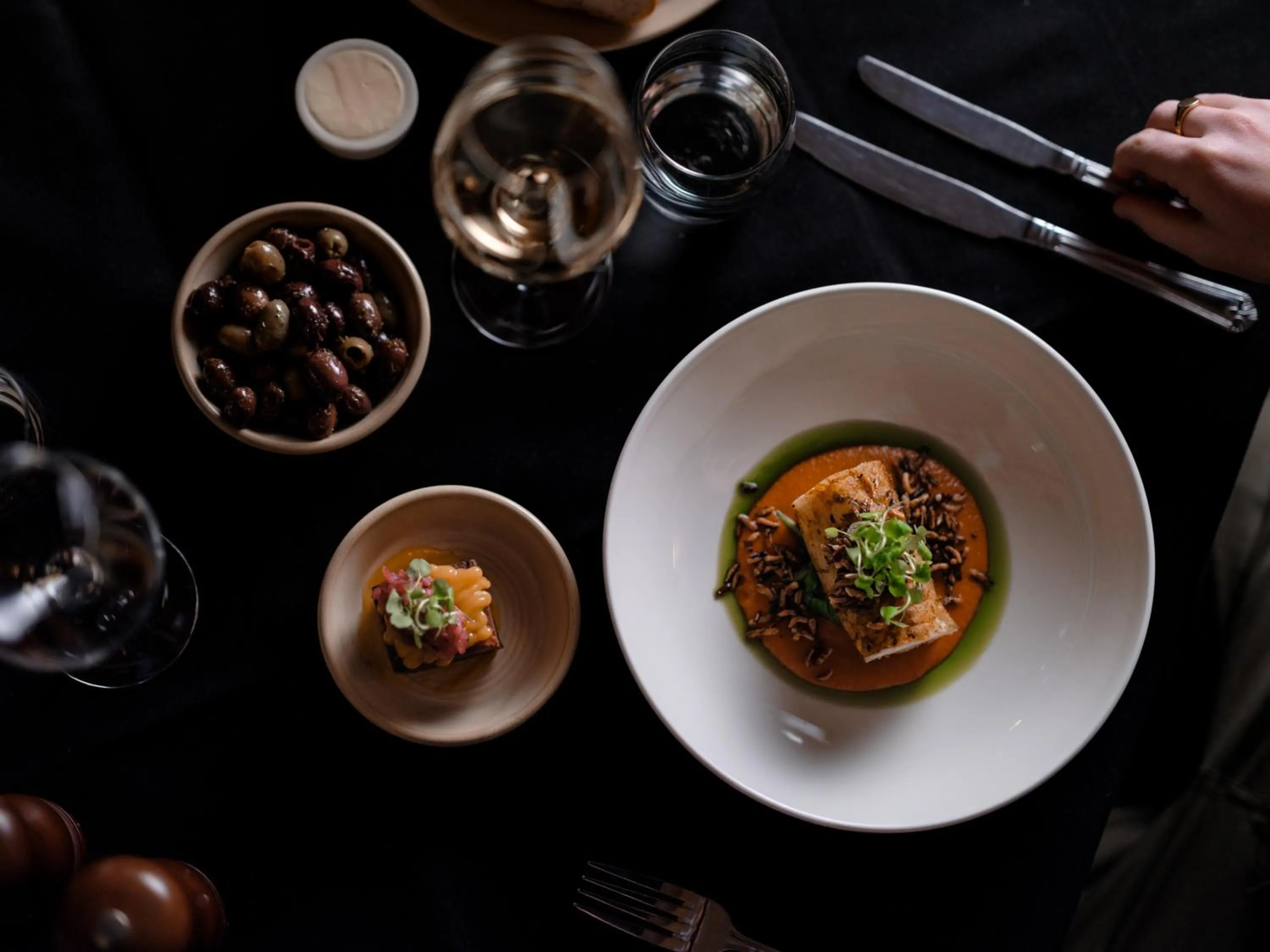 Food in Dalhousie Castle Hotel