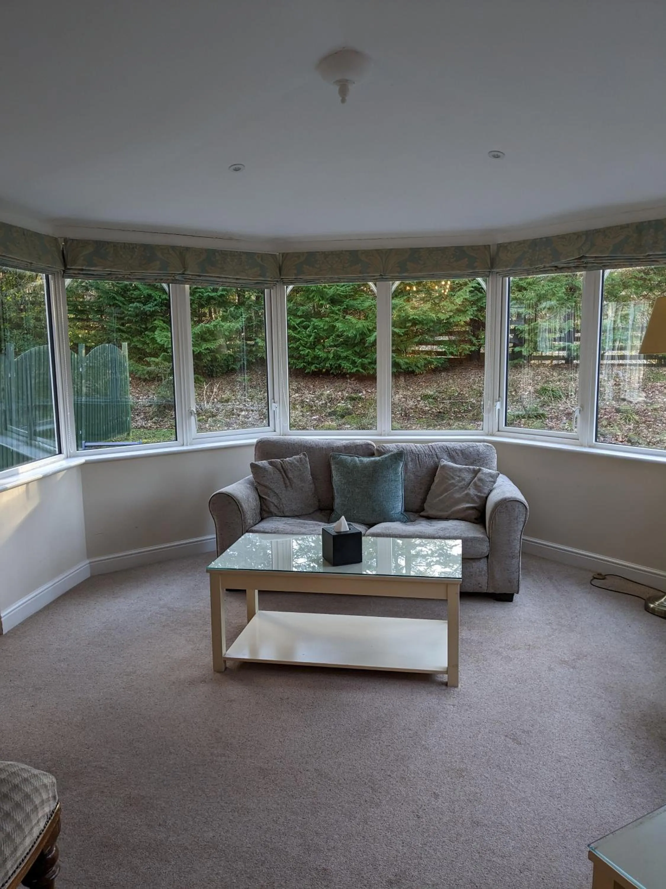 Living room in Dalhousie Castle Hotel