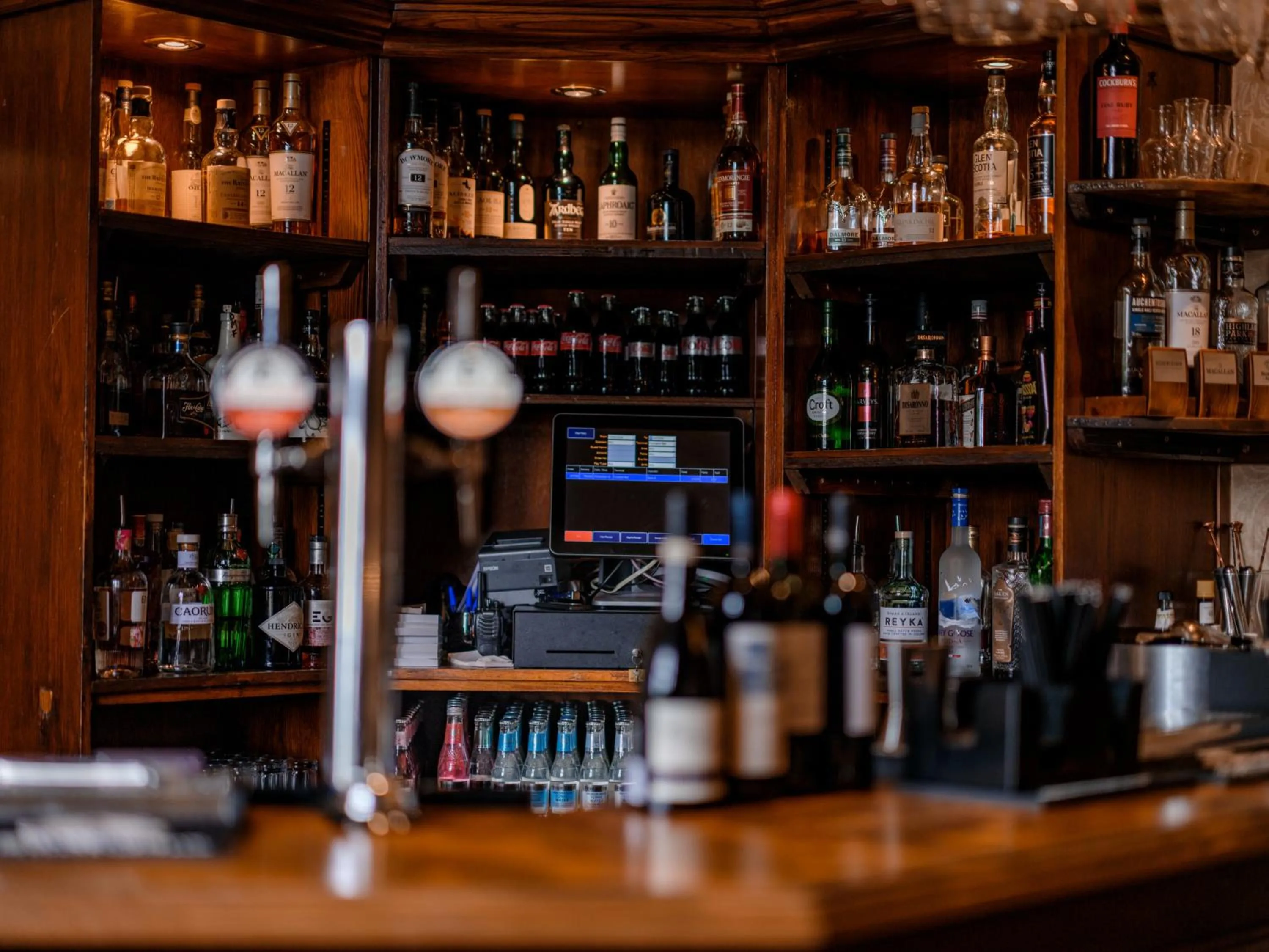 Lounge or bar in Dalhousie Castle Hotel