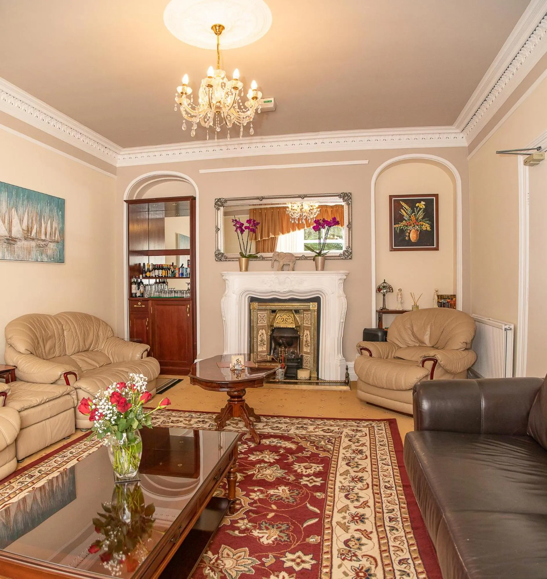 Drinks in Beaumont Guest House Windermere - Adult Only - Free Car Park & Off Site access to the local Health Centre