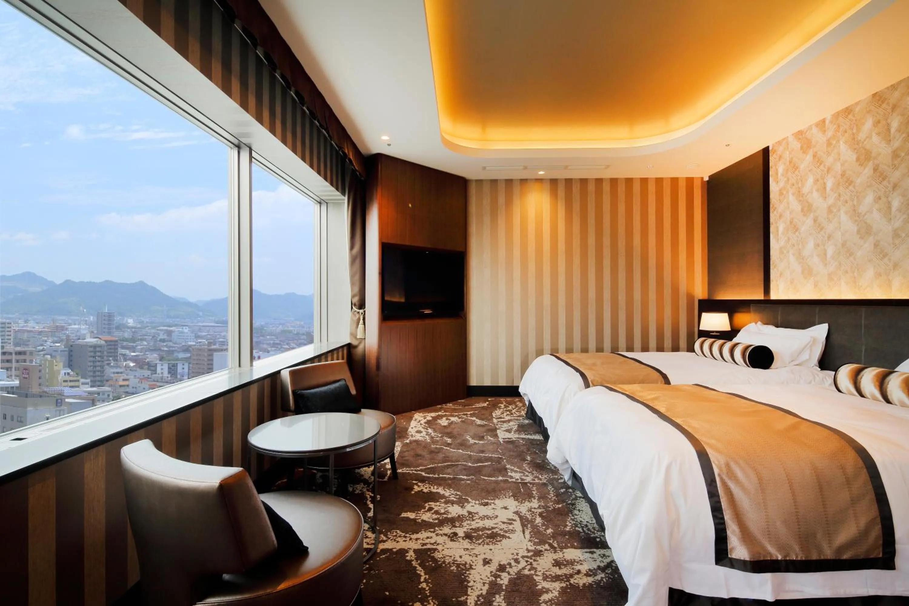 Photo of the whole room, Bed in Hotel Monterey Himeji