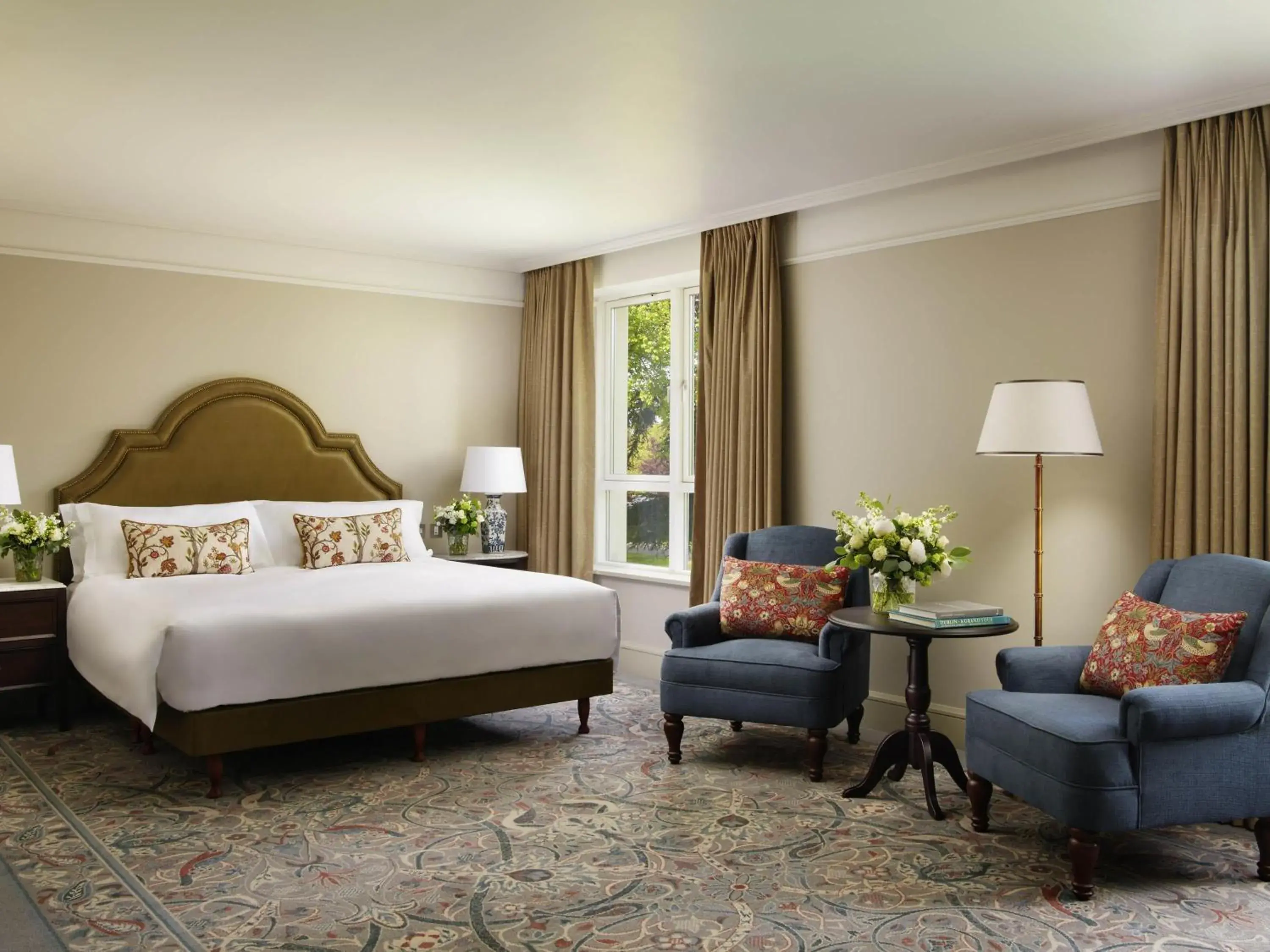 Bedroom, Bed in Carton House A Fairmont Managed hotel Bedroom, Bed in Carton House A Fairmont Managed hotel