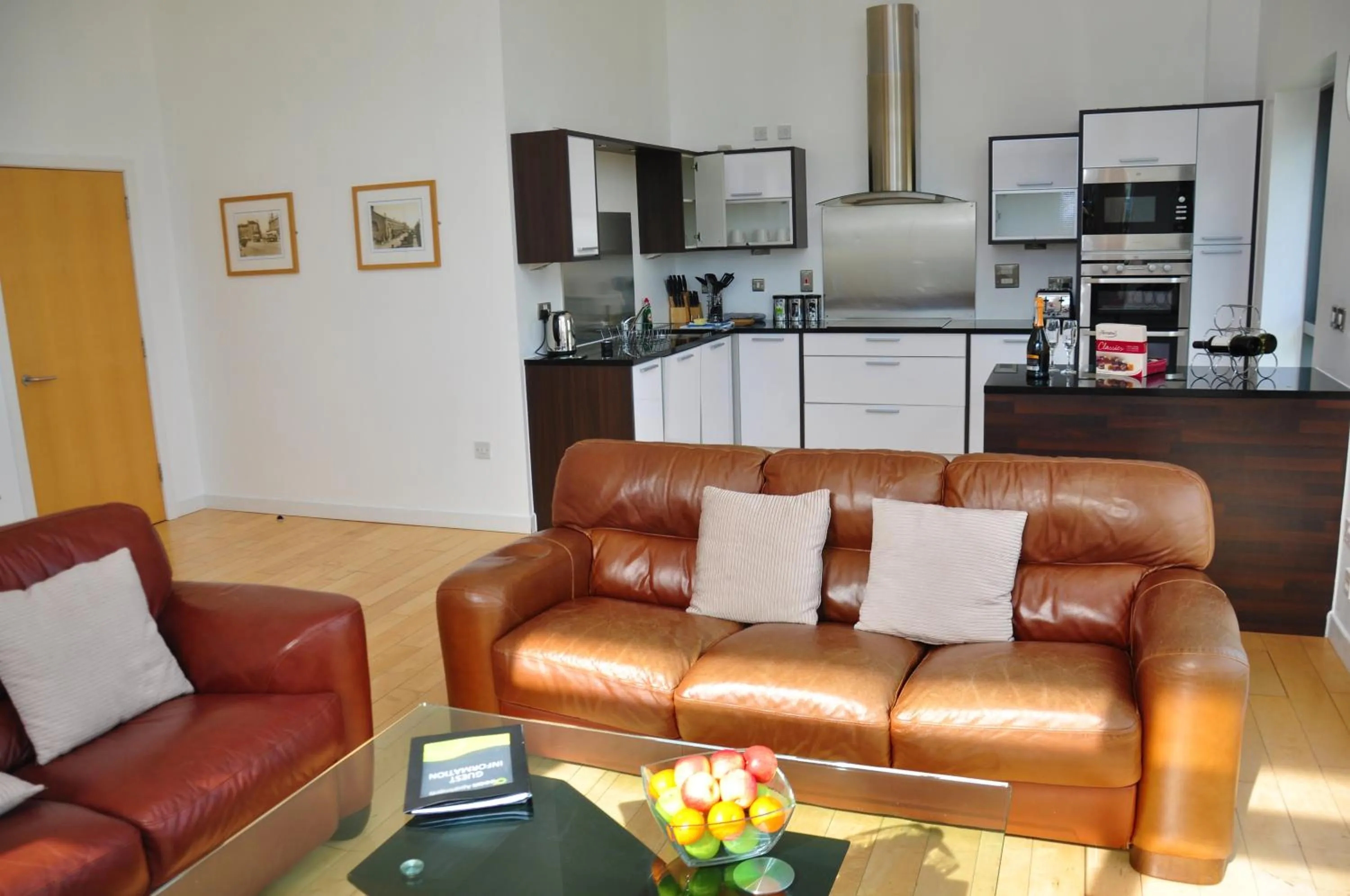 Living room in Ocean Serviced Apartments