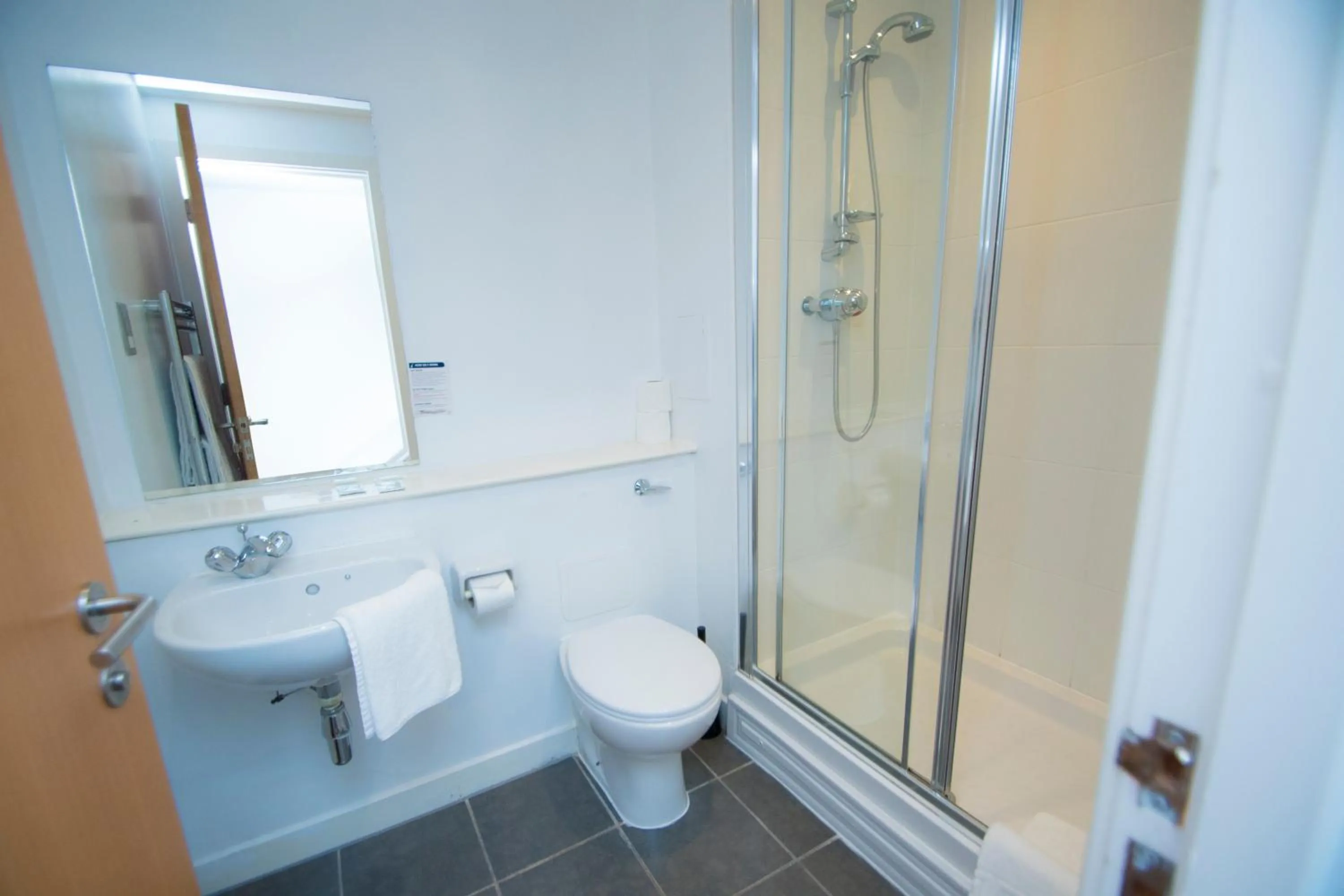 Shower in Ocean Serviced Apartments