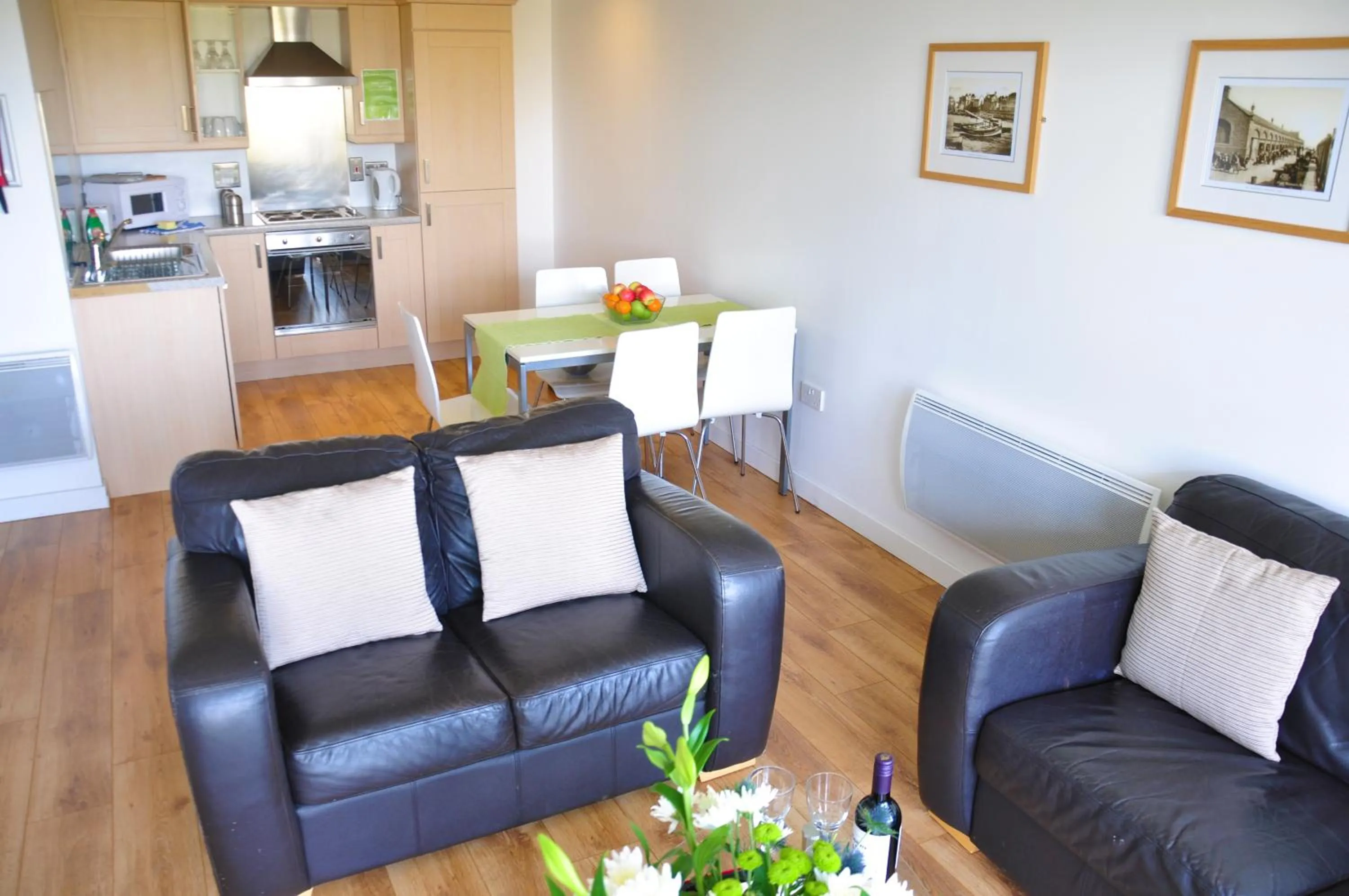 Kitchen or kitchenette in Ocean Serviced Apartments