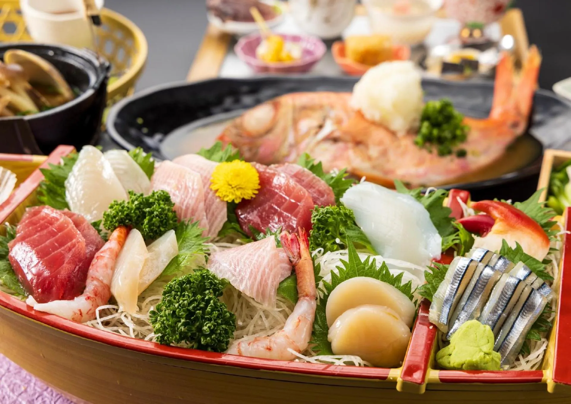 Dinner in Susukinohara Ichinoyu