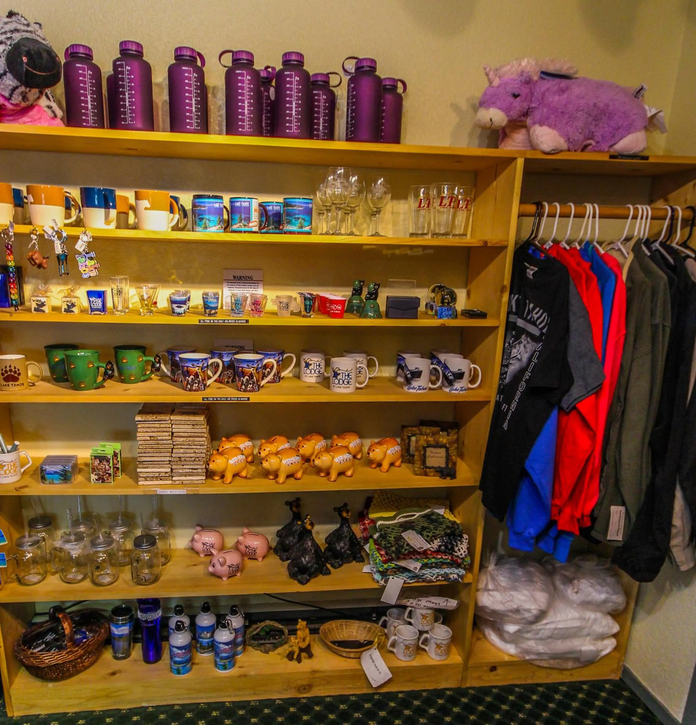 On-site shops in The Lodge at Lake Tahoe