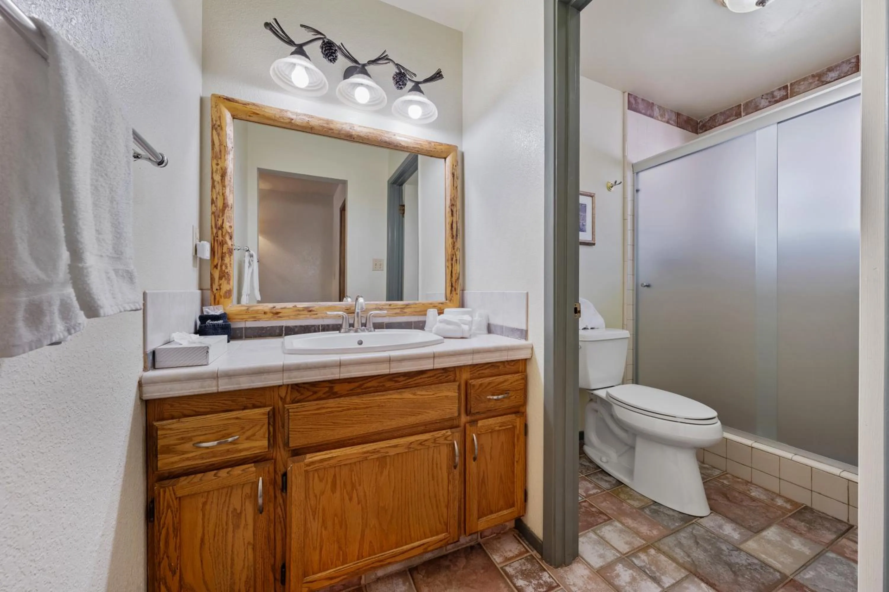 Shower in The Lodge at Lake Tahoe