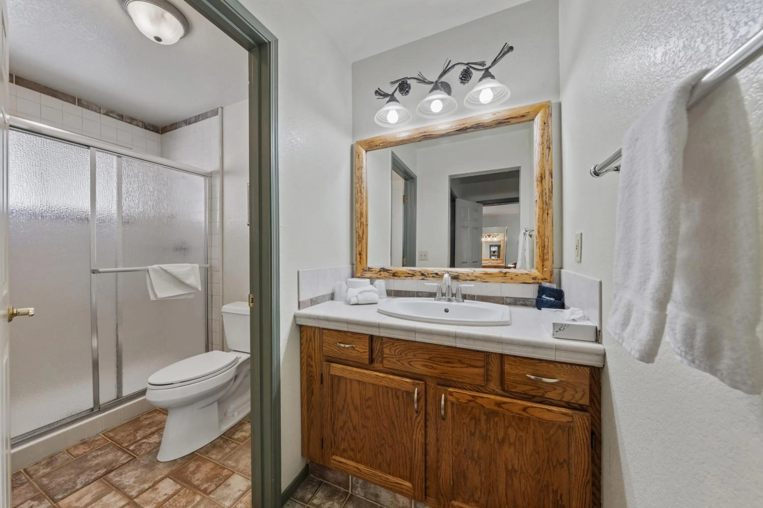 Shower in The Lodge at Lake Tahoe