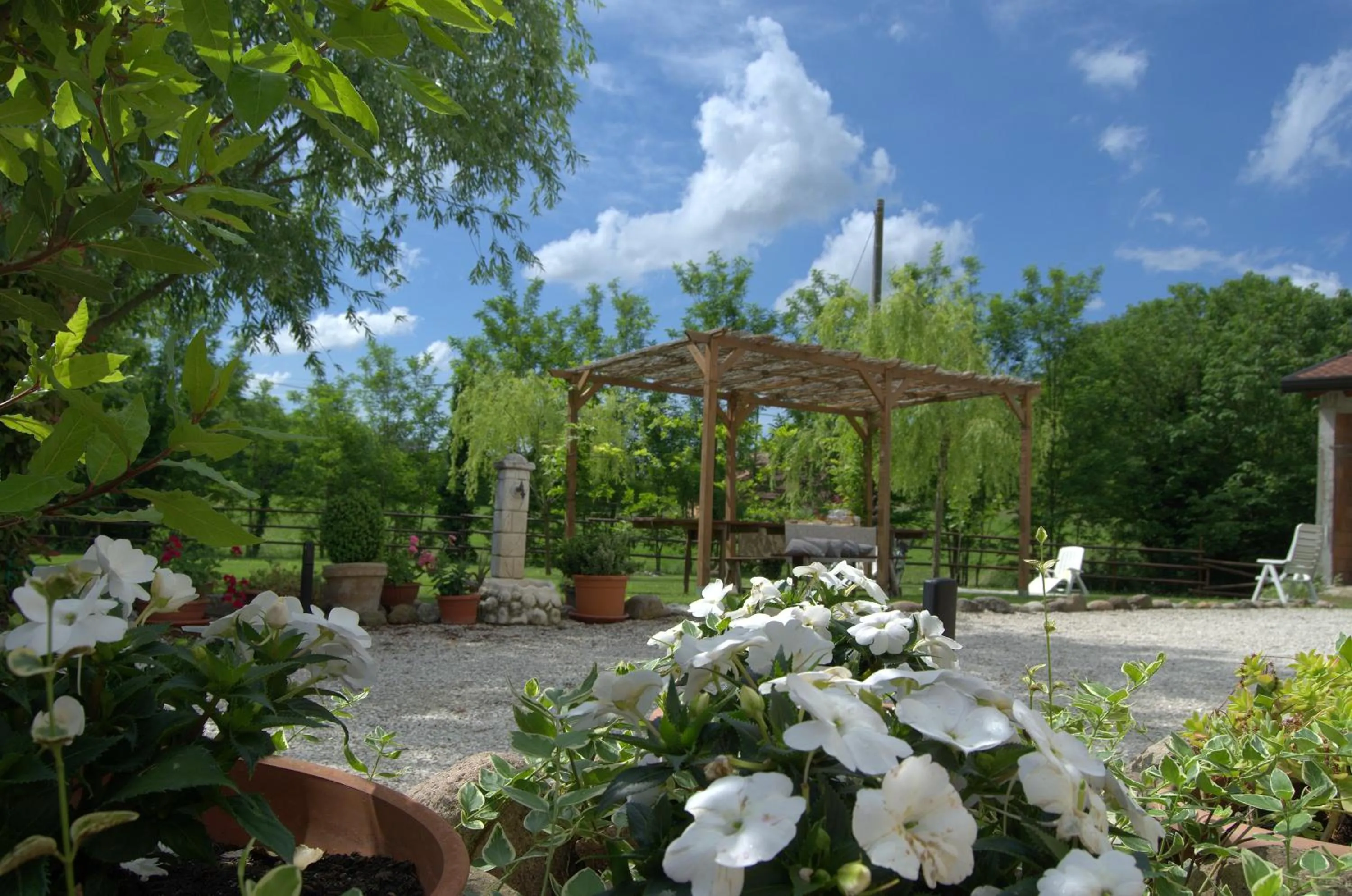 Garden in BB Il Grande Salice Bike Friends