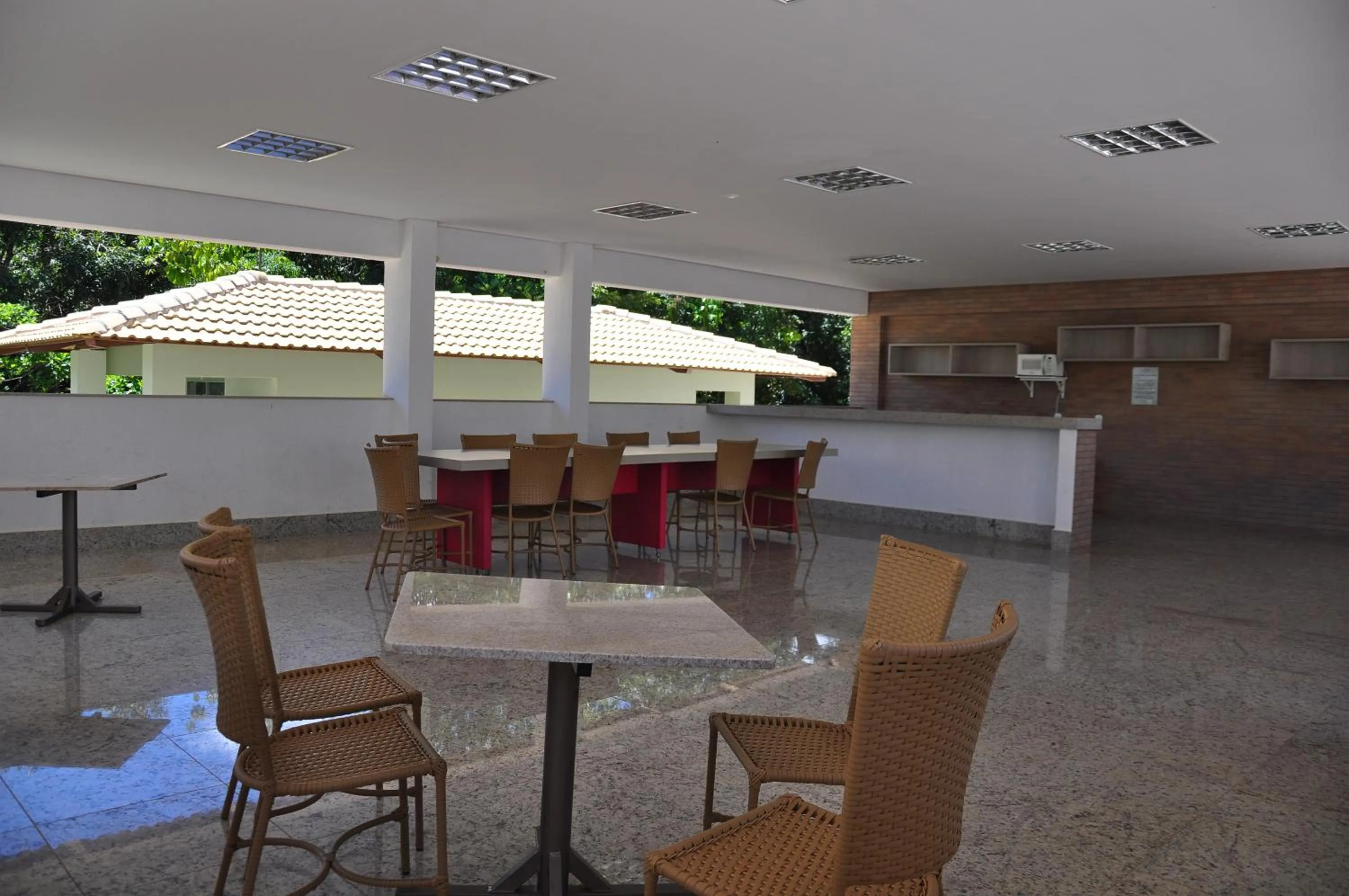 Communal kitchen in LACQUA DIROMA Hotéis e Parques, diversão 24h