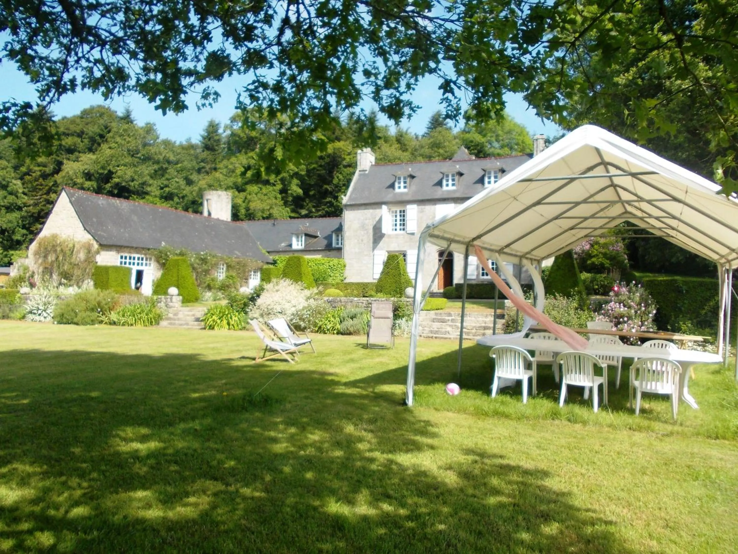 Garden in Manoir Tregont Mab