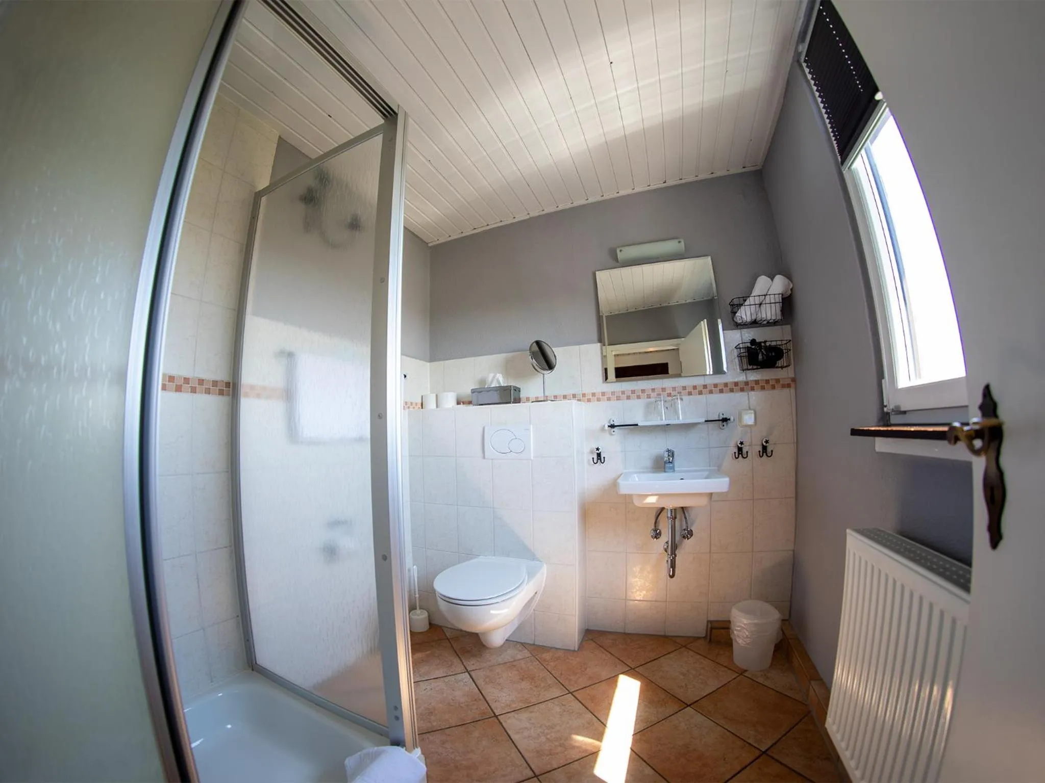 Shower in Hotel Zum Burggraf