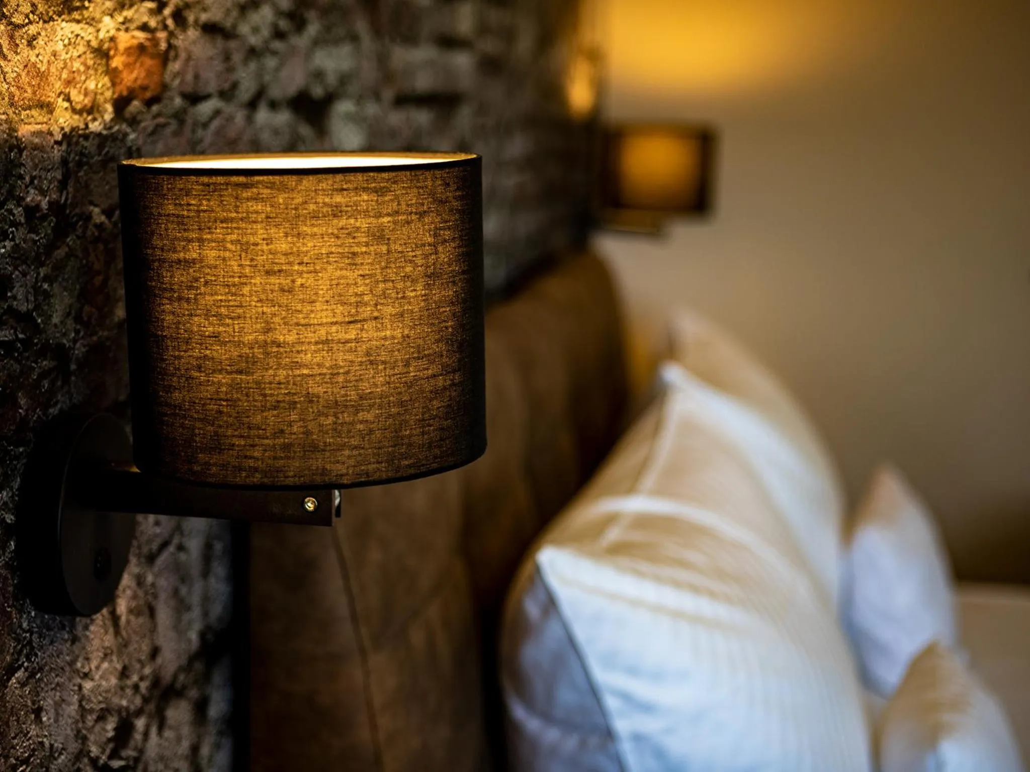 Bed in Hotel Zum Burggraf