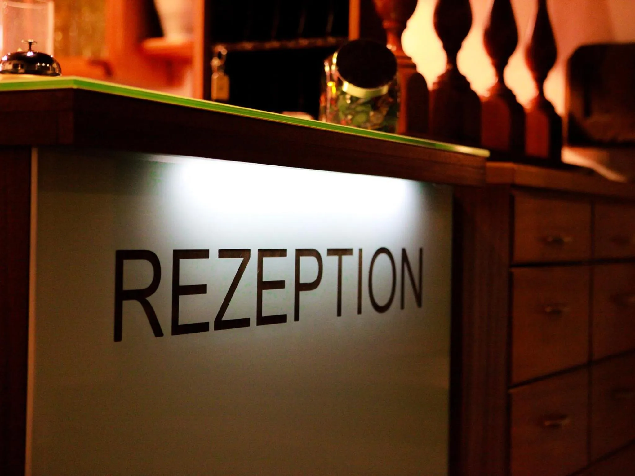 Lobby or reception in Hotel Zum Burggraf