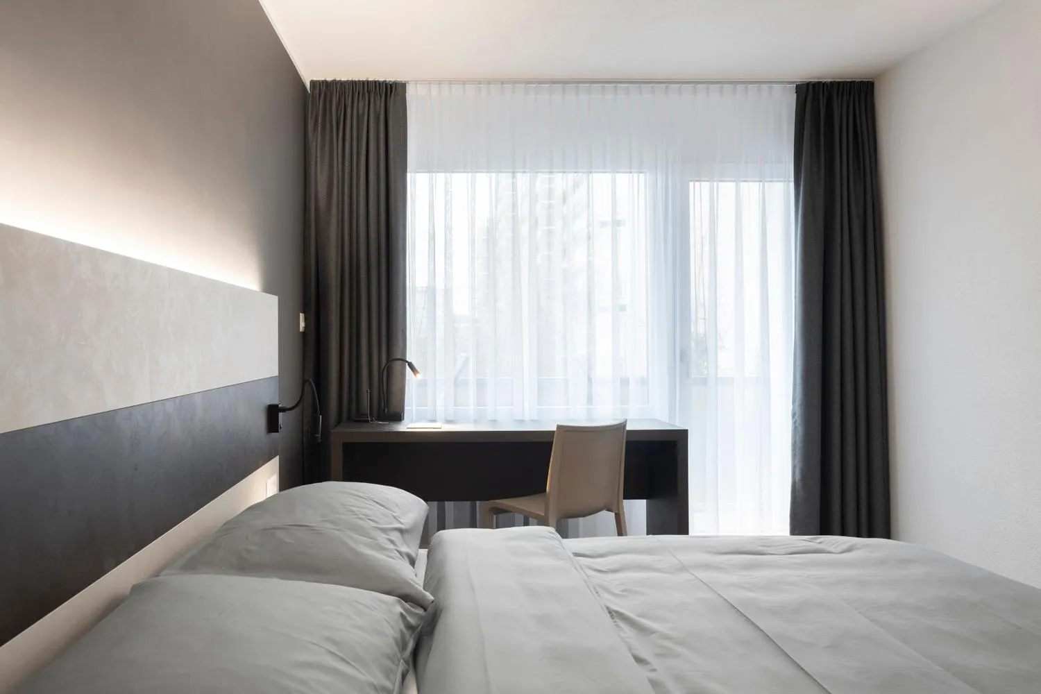 Bed in Hotel Bahnhof Zollikofen