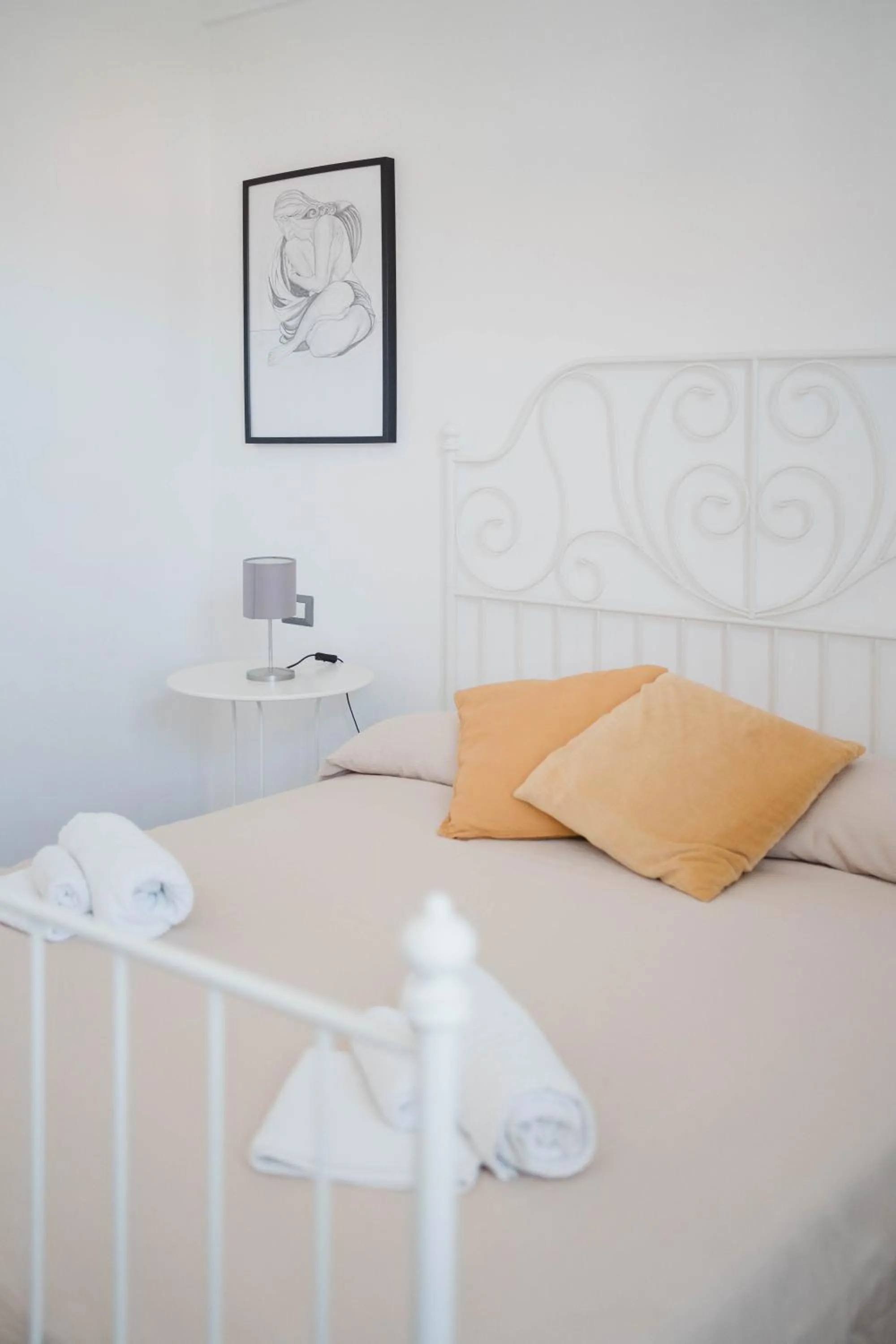 Bedroom, Bed in Villa di Marinella