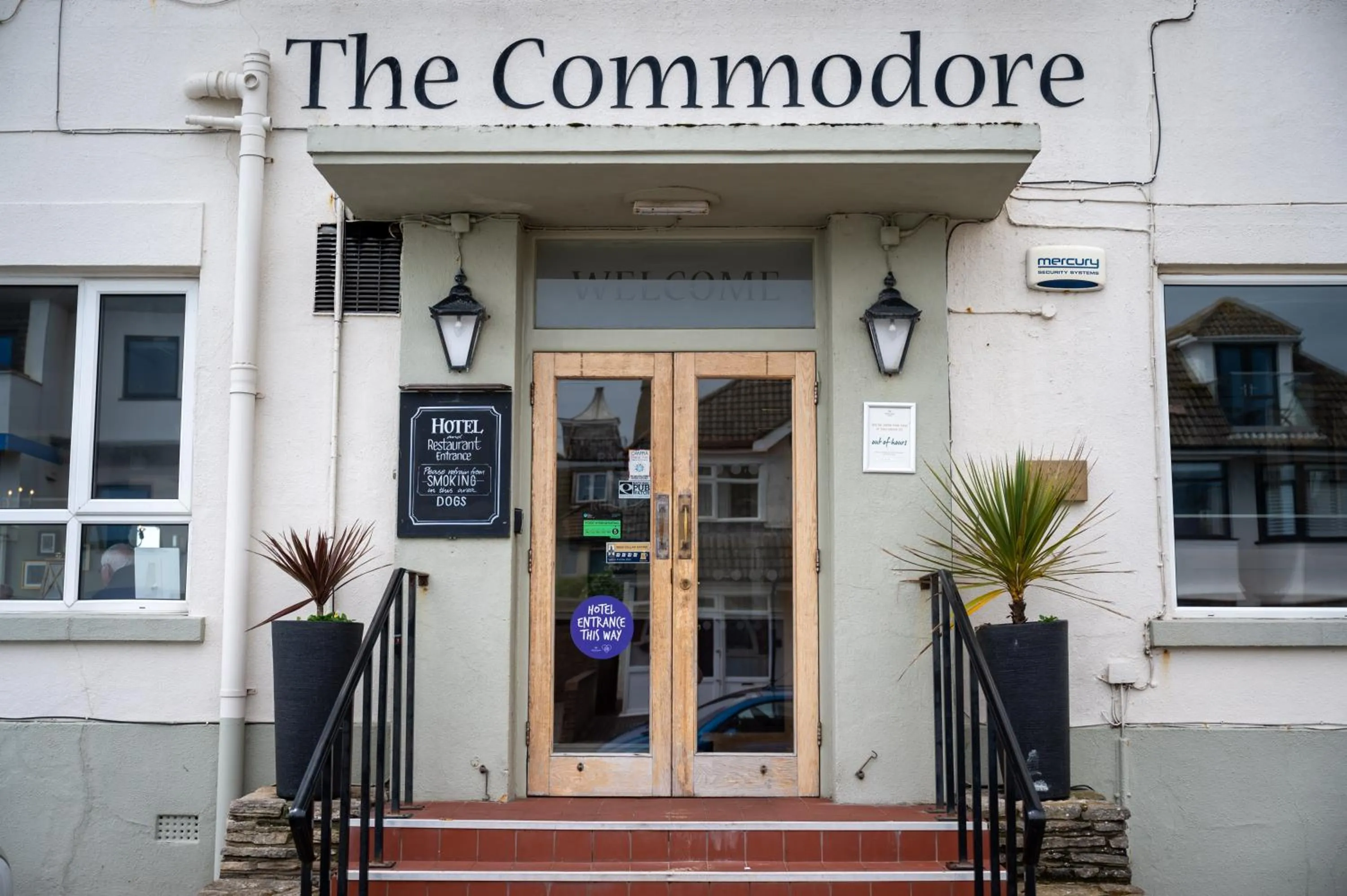 Facade/entrance in Commodore Hotel by Greene King Inns
