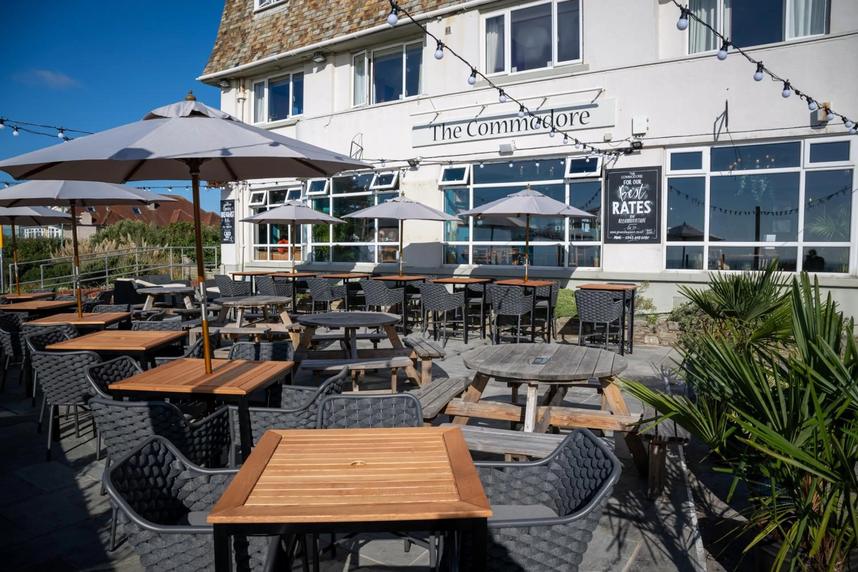 Garden in Commodore Hotel by Greene King Inns