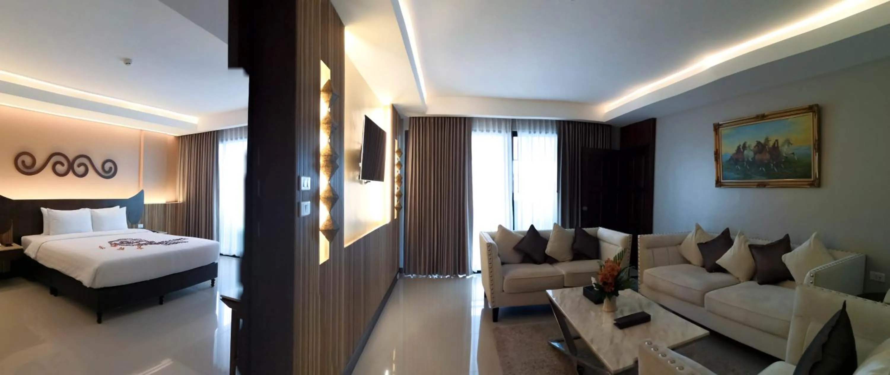 Living room, Bed in Le Bali Resort & Spa