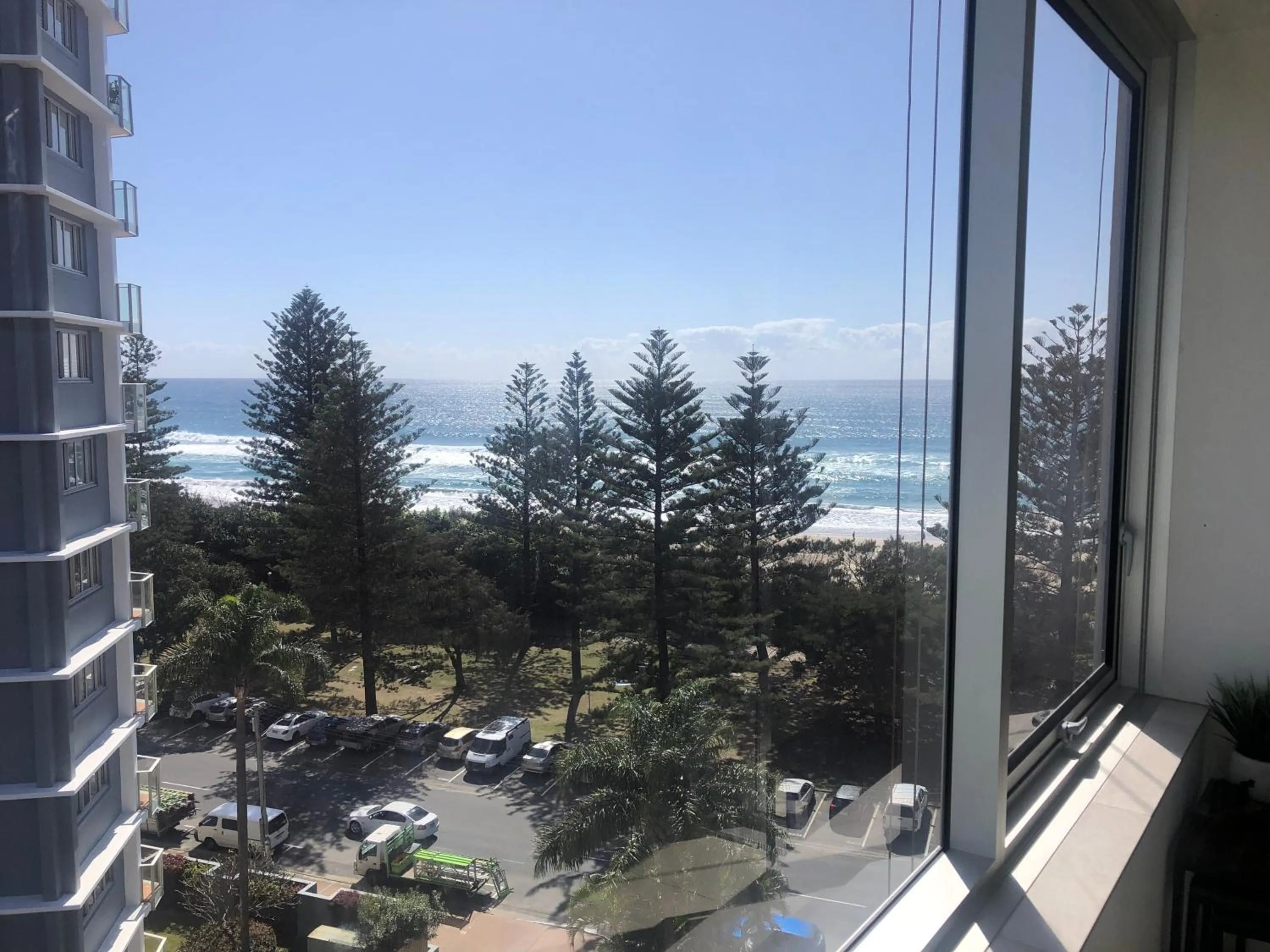 Sea view in Oceania on Burleigh Beach