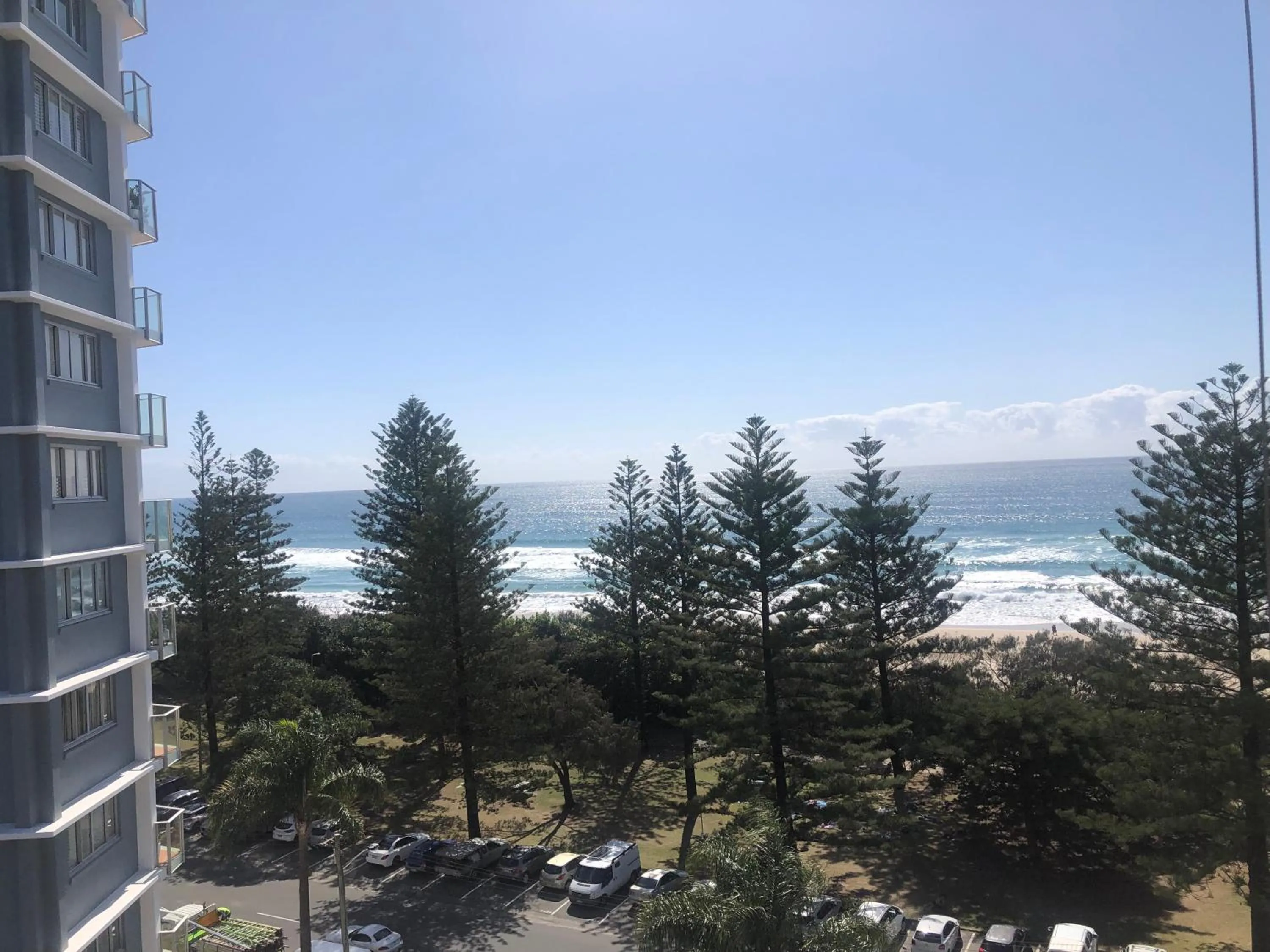 Sea view in Oceania on Burleigh Beach
