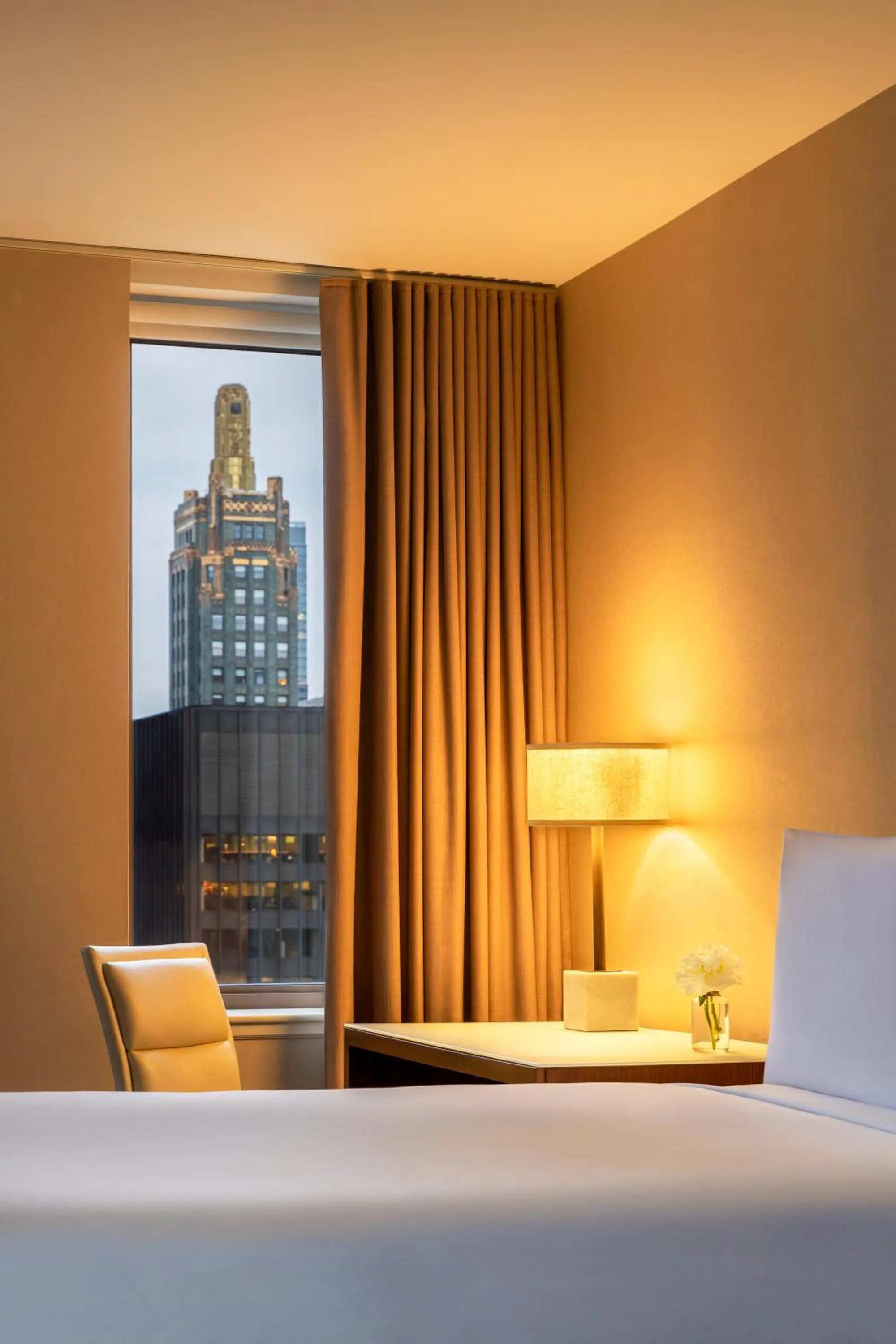 Bedroom, Bed in Fairmont Chicago Millennium Park