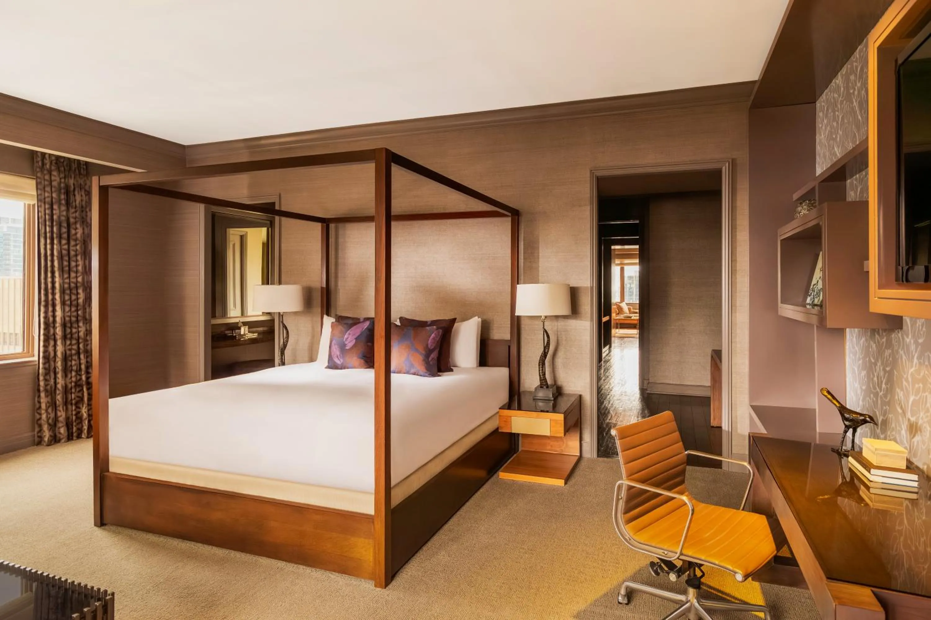 Bed in Fairmont Chicago Millennium Park