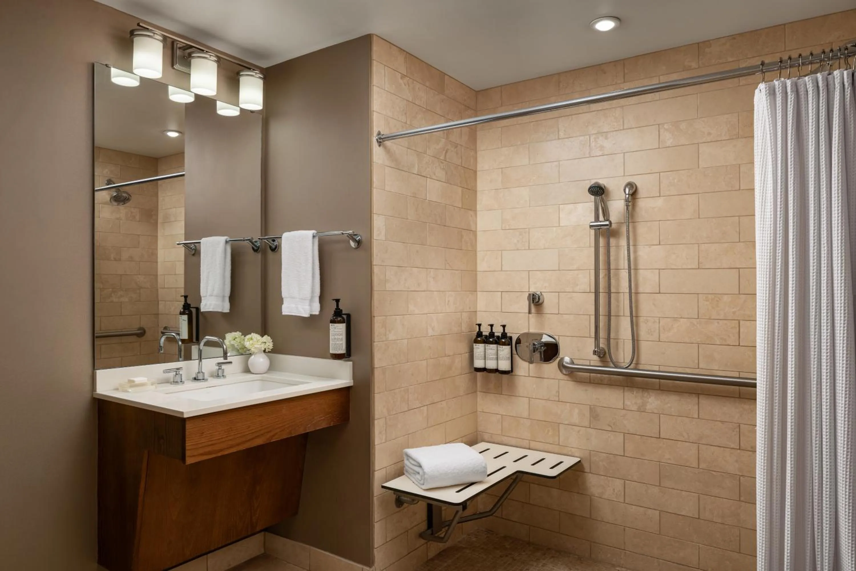 Bathroom in Fairmont Chicago Millennium Park