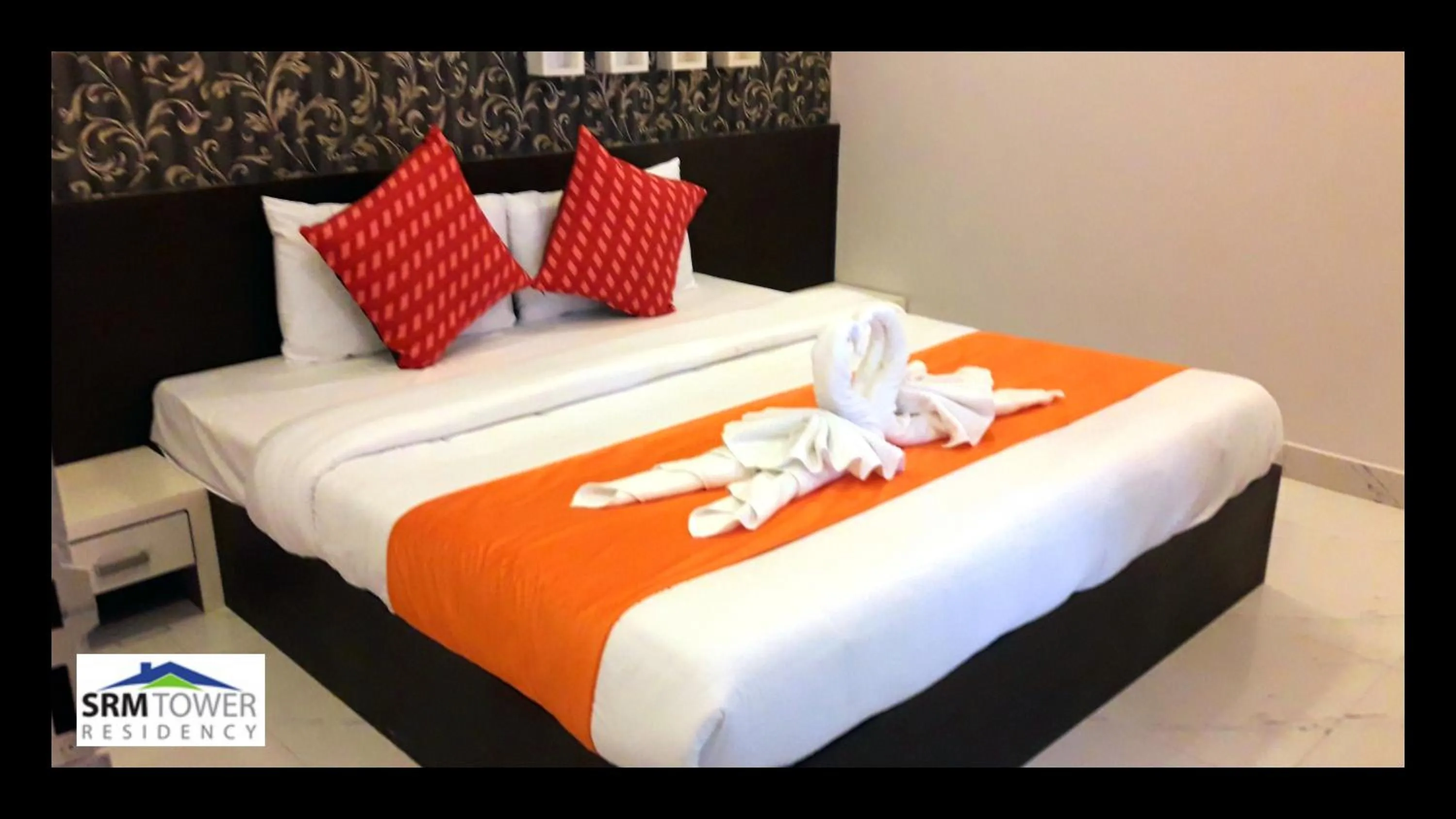 Bedroom in SRM Tower Residency