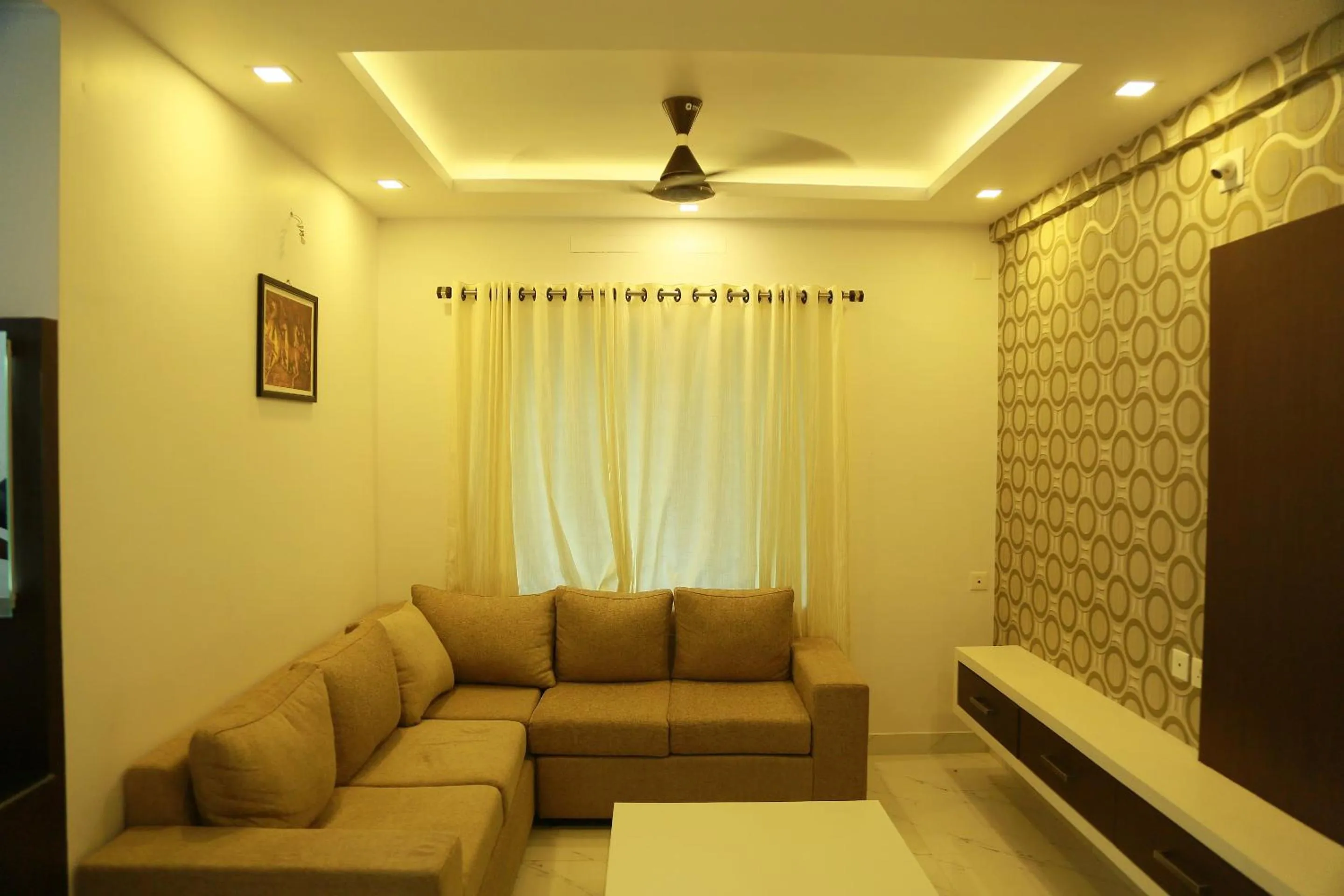 Living room in SRM Tower Residency