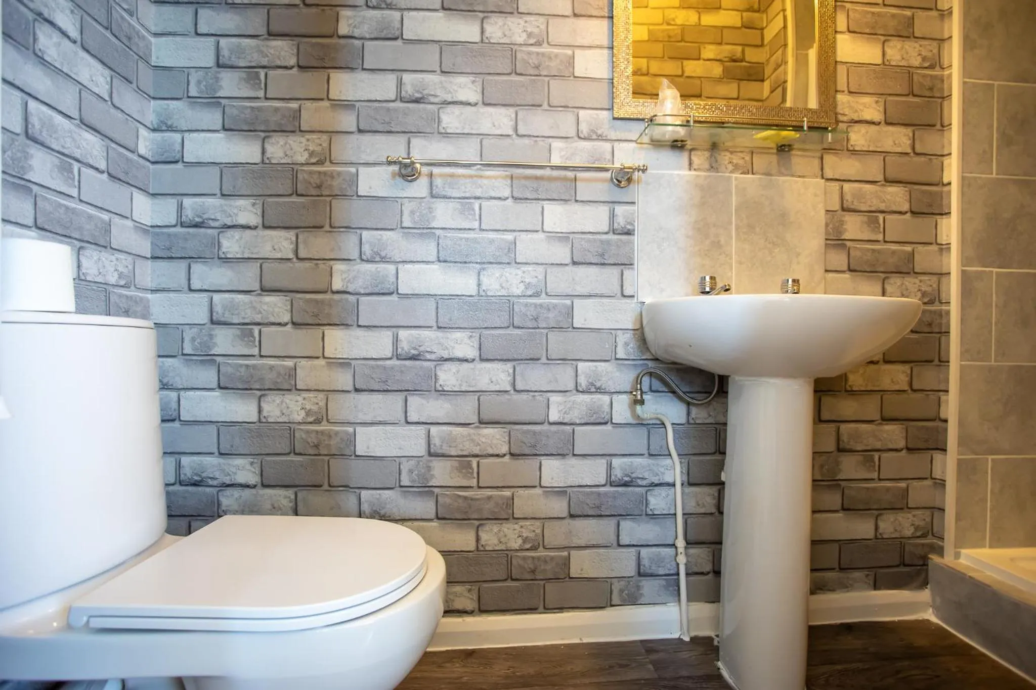 Shower in The Carlton Hotel