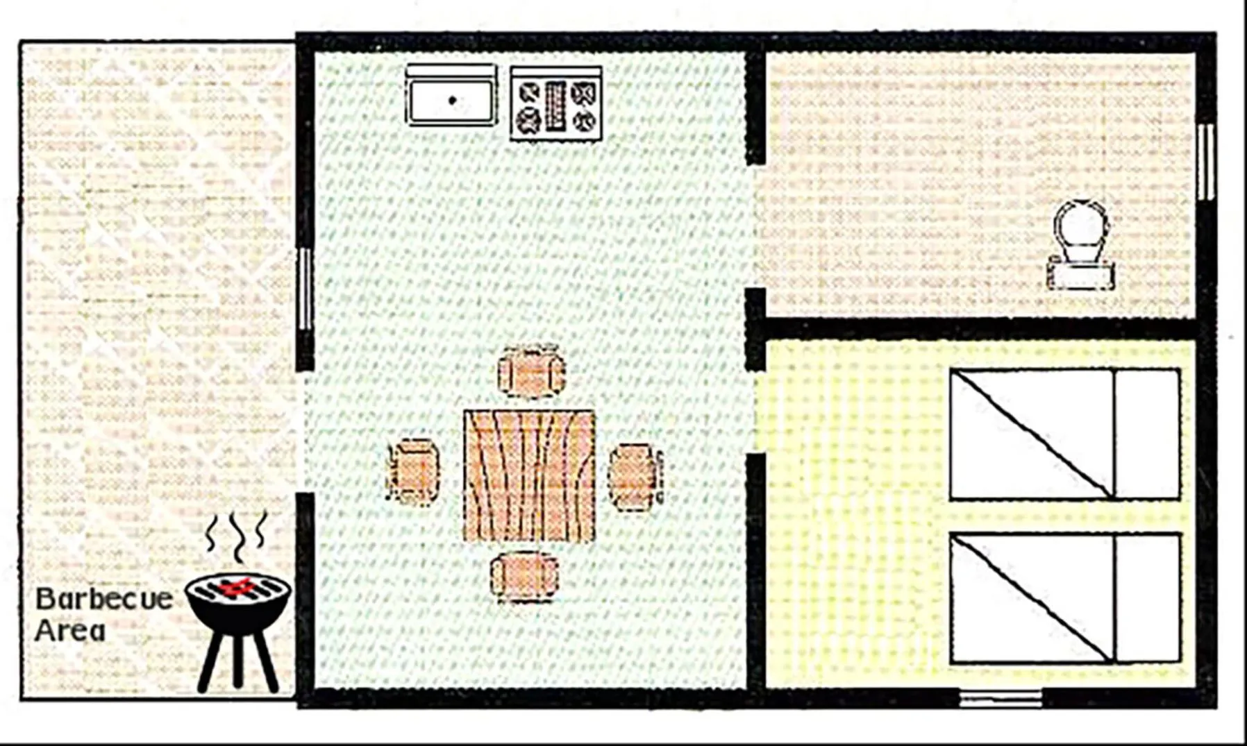 Floor plan in Residence Jolly
