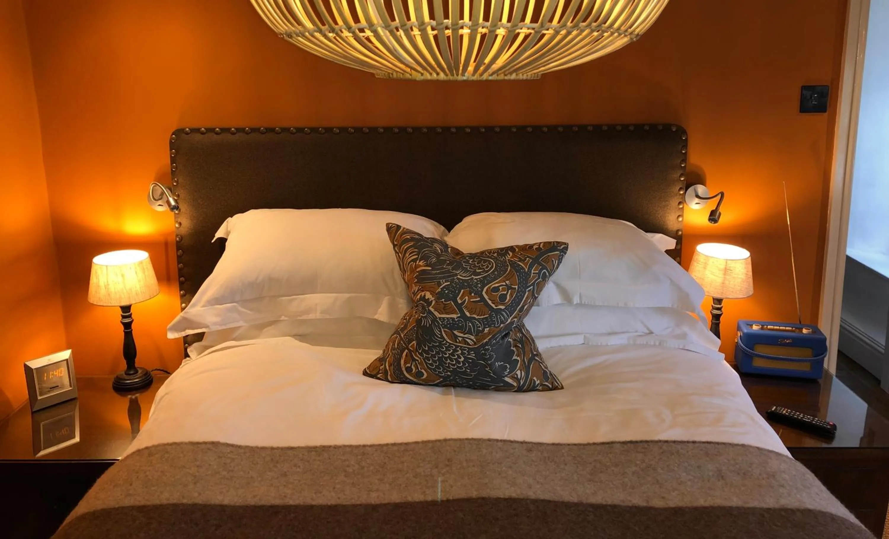 Bed in The Red Lion Inn